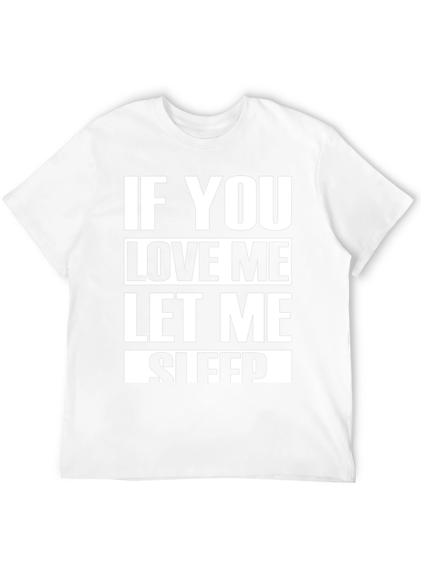 Funny Let Me Sleep Black Graphic Tee