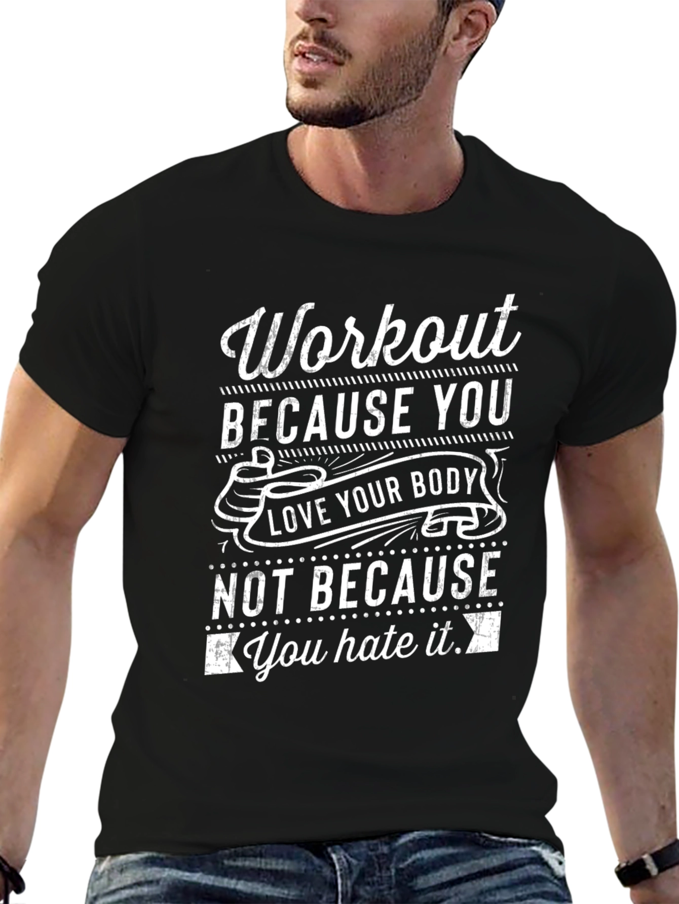 Workout Motivation T-Shirt - Love Your Body