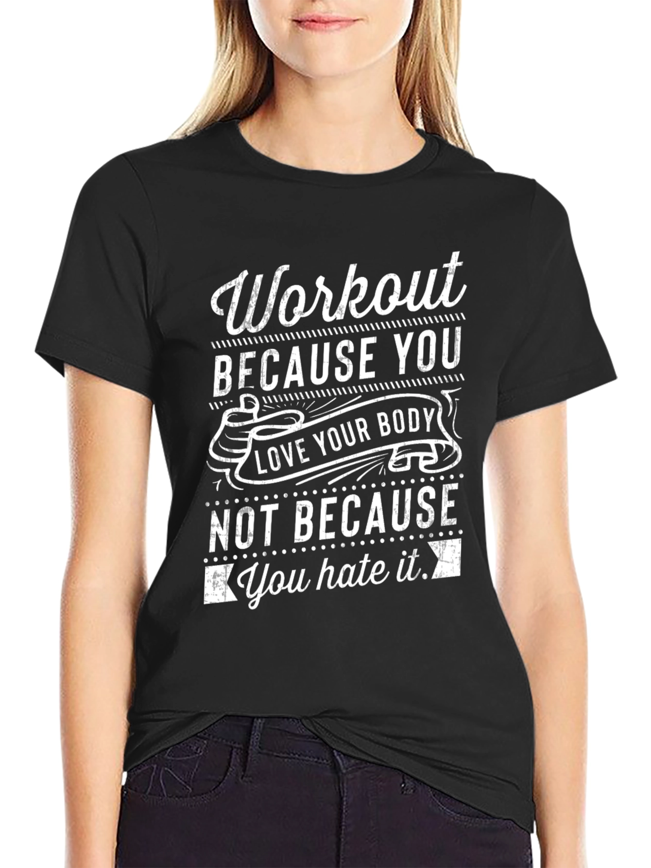 Workout Motivation T-Shirt - Love Your Body