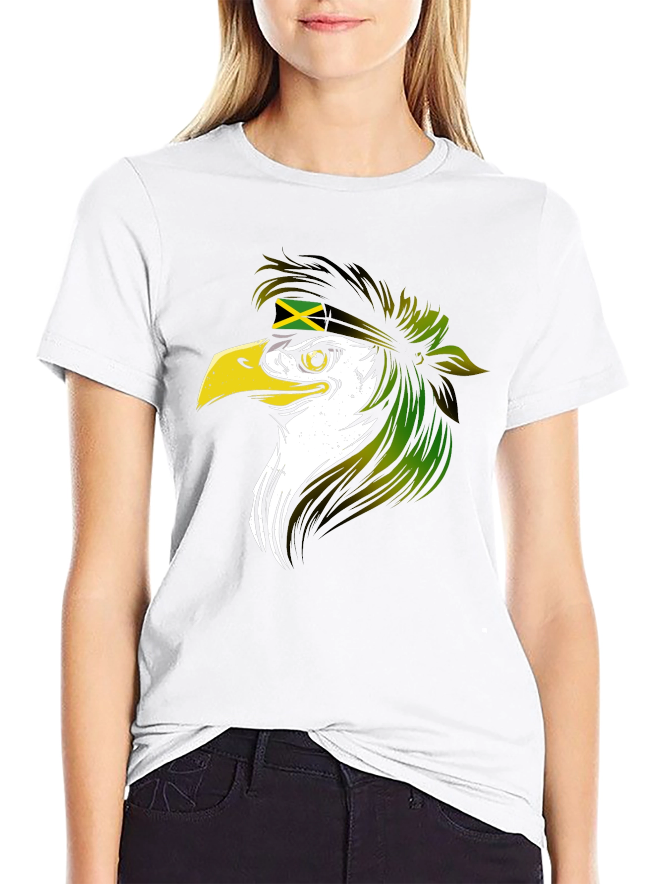 Jamaican Eagle Black T-Shirt