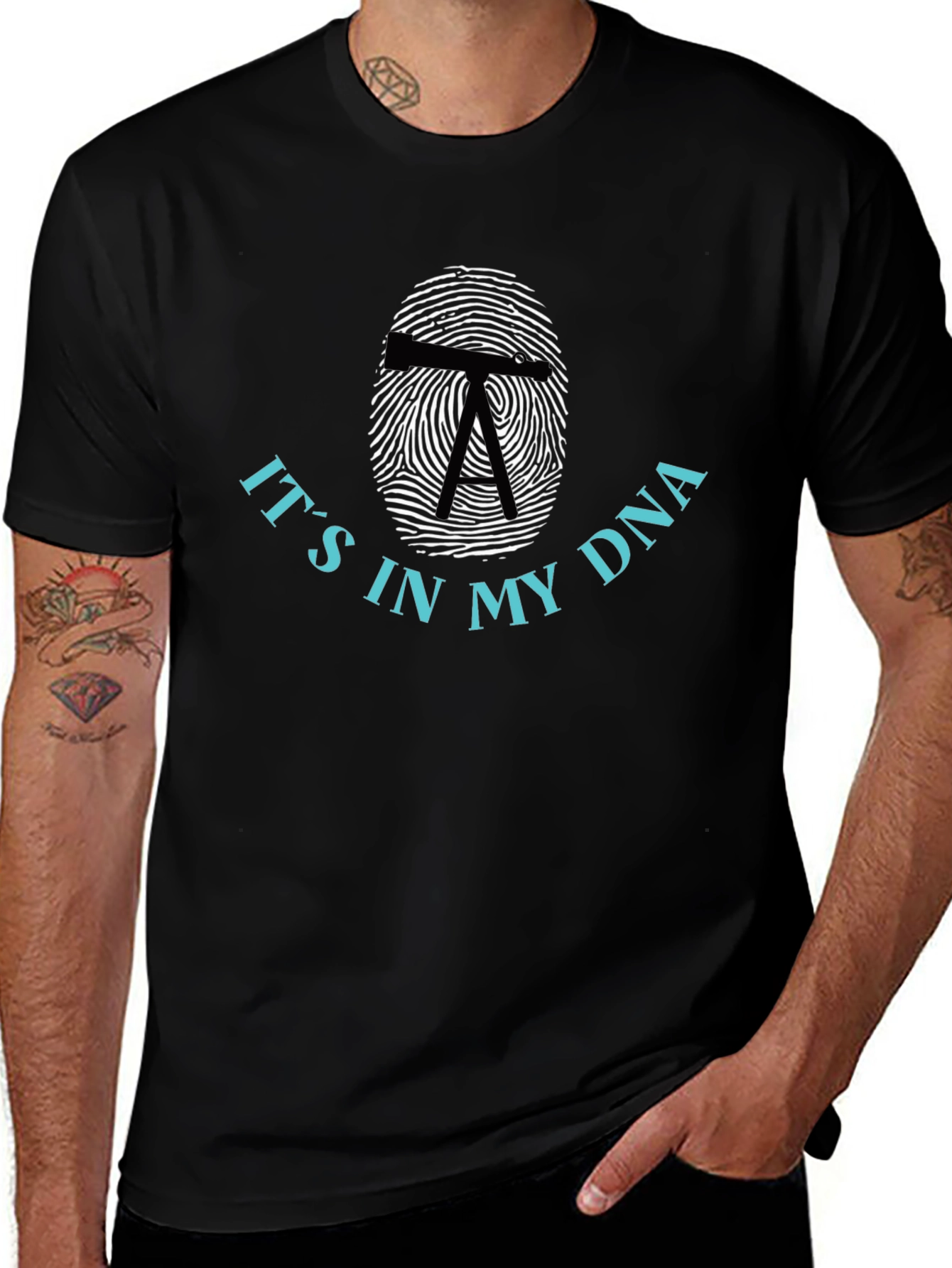 Its in My DNA Telescope T-Shirt