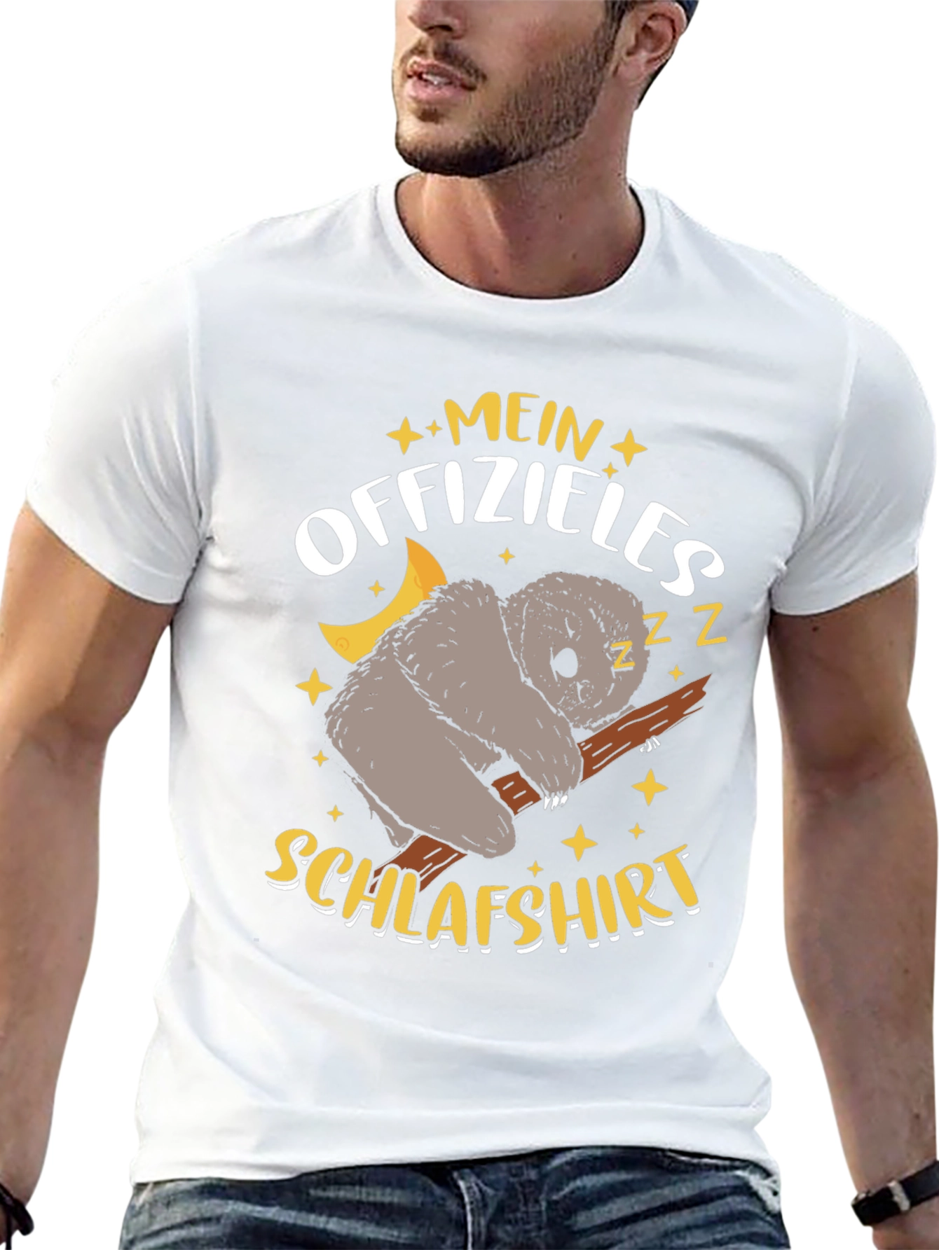 Funny Sleeping Koala Bear Mens T-Shirt