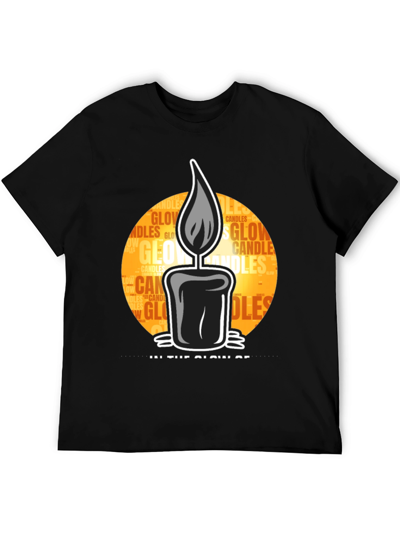 Candle Glow Graphic Tee - Unisex Comfort Fit