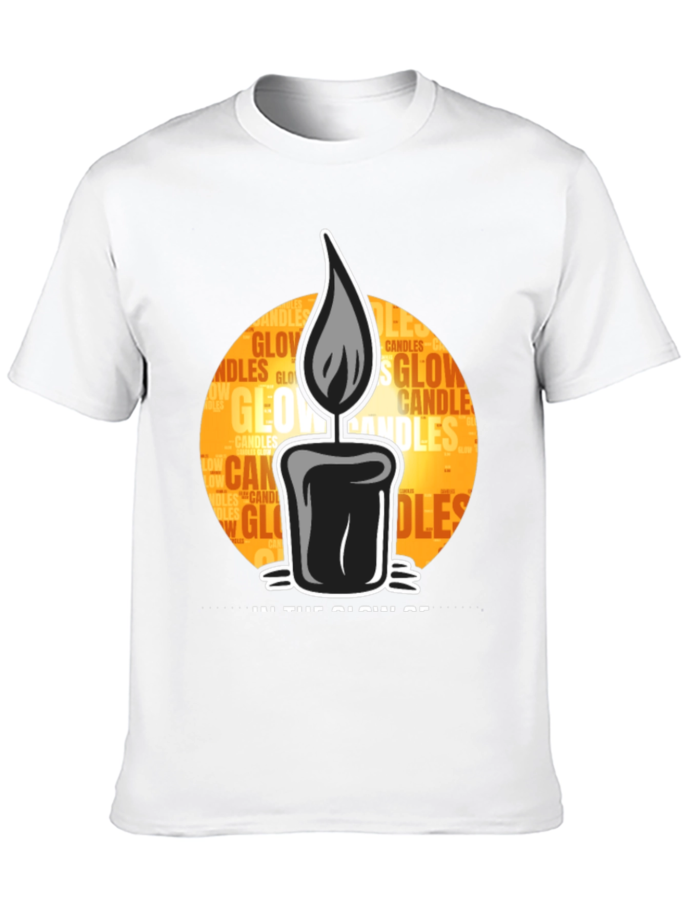 Candle Glow Graphic Tee - Unisex Comfort Fit