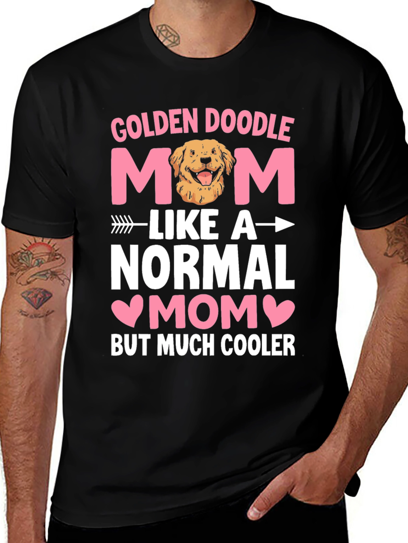 Golden Doodle Mom T-Shirt - Cooler Than Normal!