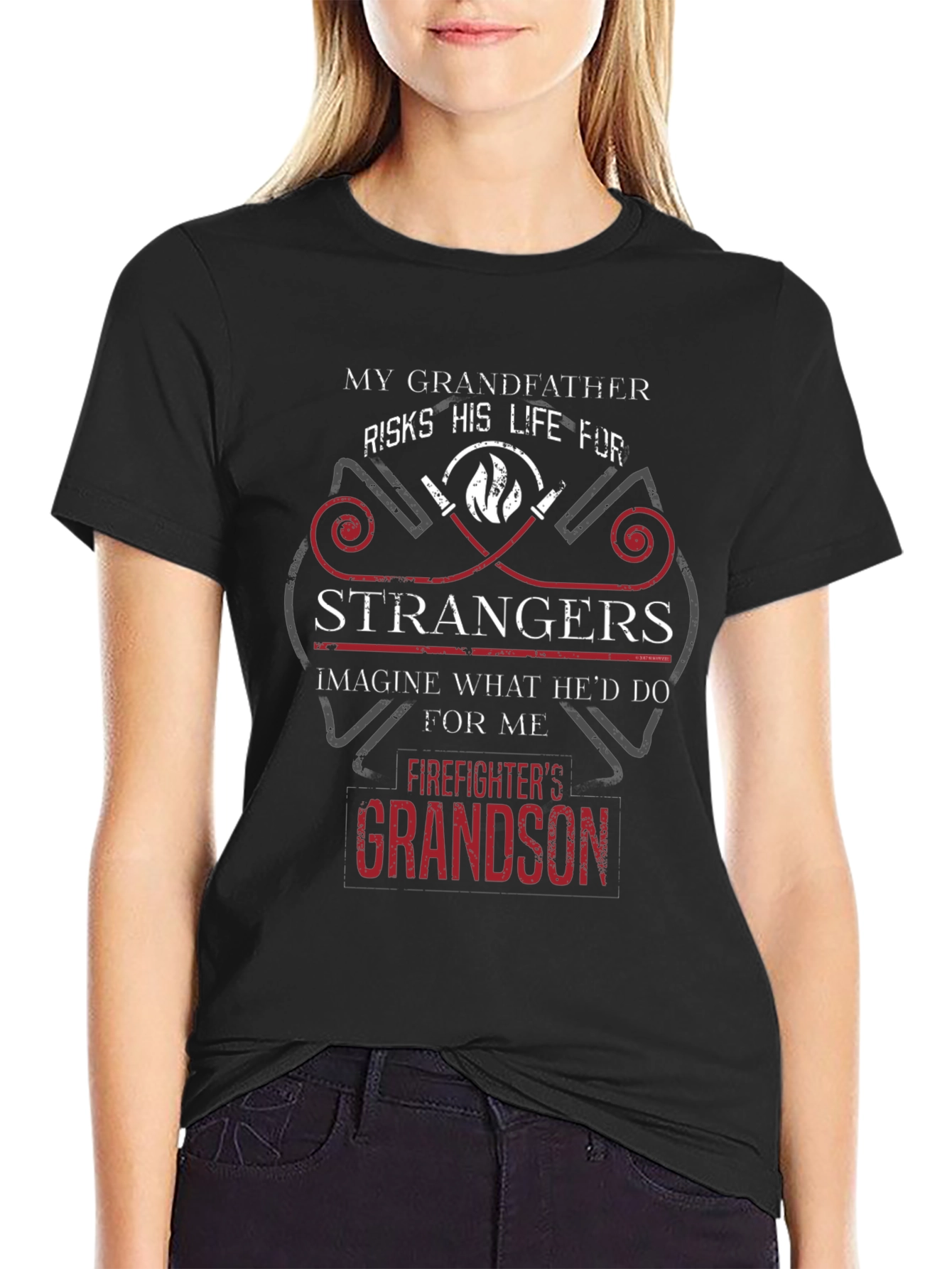 Firefighters Grandson T-Shirt