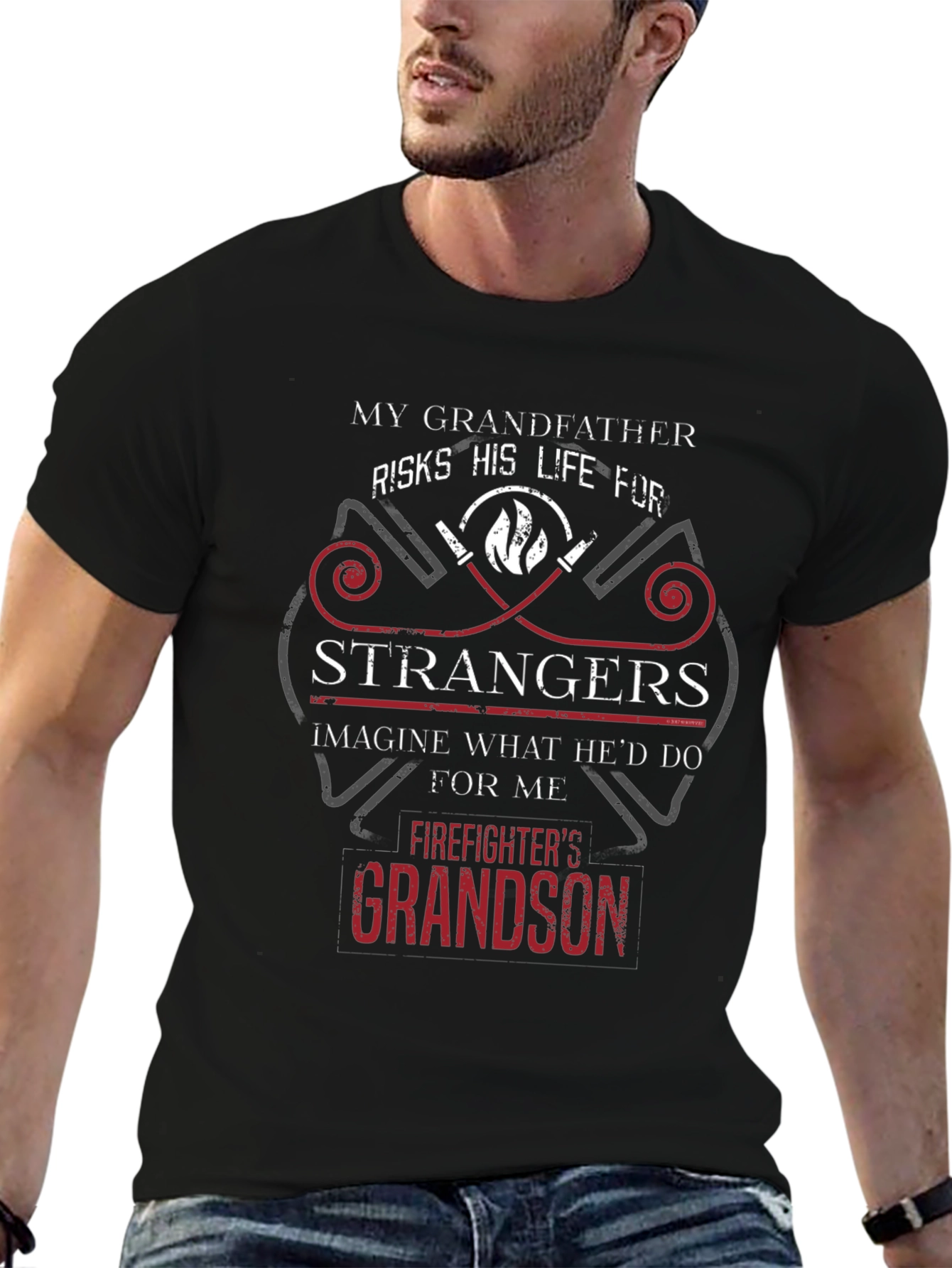 Firefighters Grandson T-Shirt