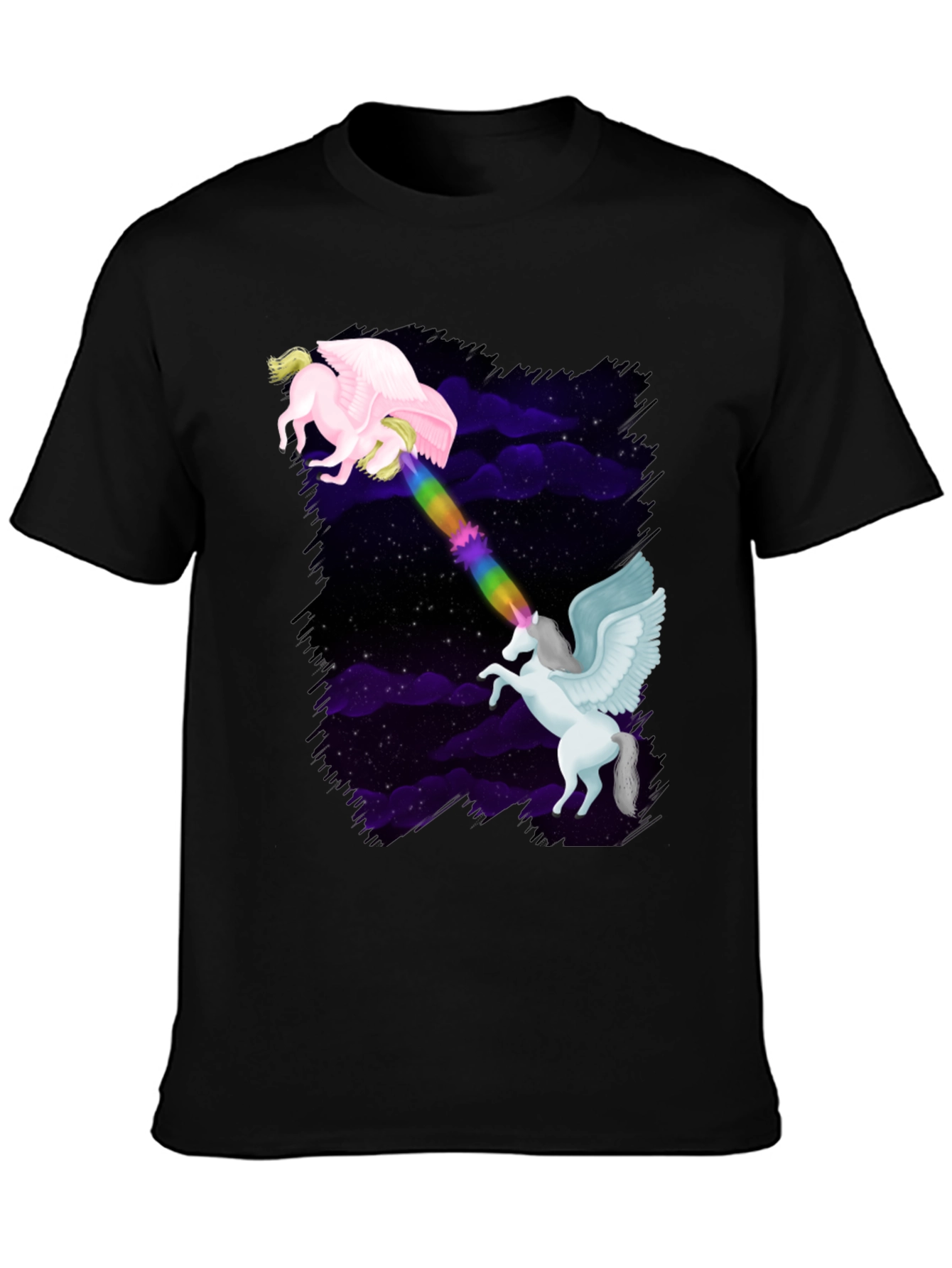 Unicorn Rainbow Beam Graphic Tee