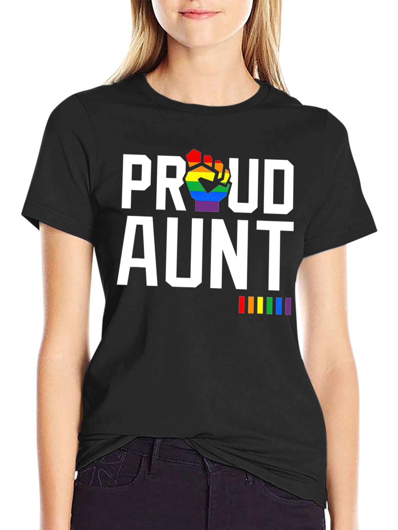Proud Aunt LGBTQ+ Pride T-Shirt