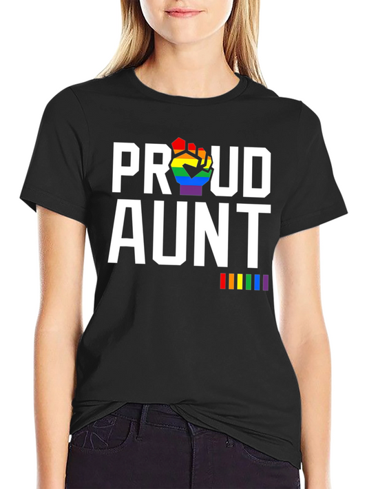 Proud Aunt LGBTQ+ Pride T-Shirt