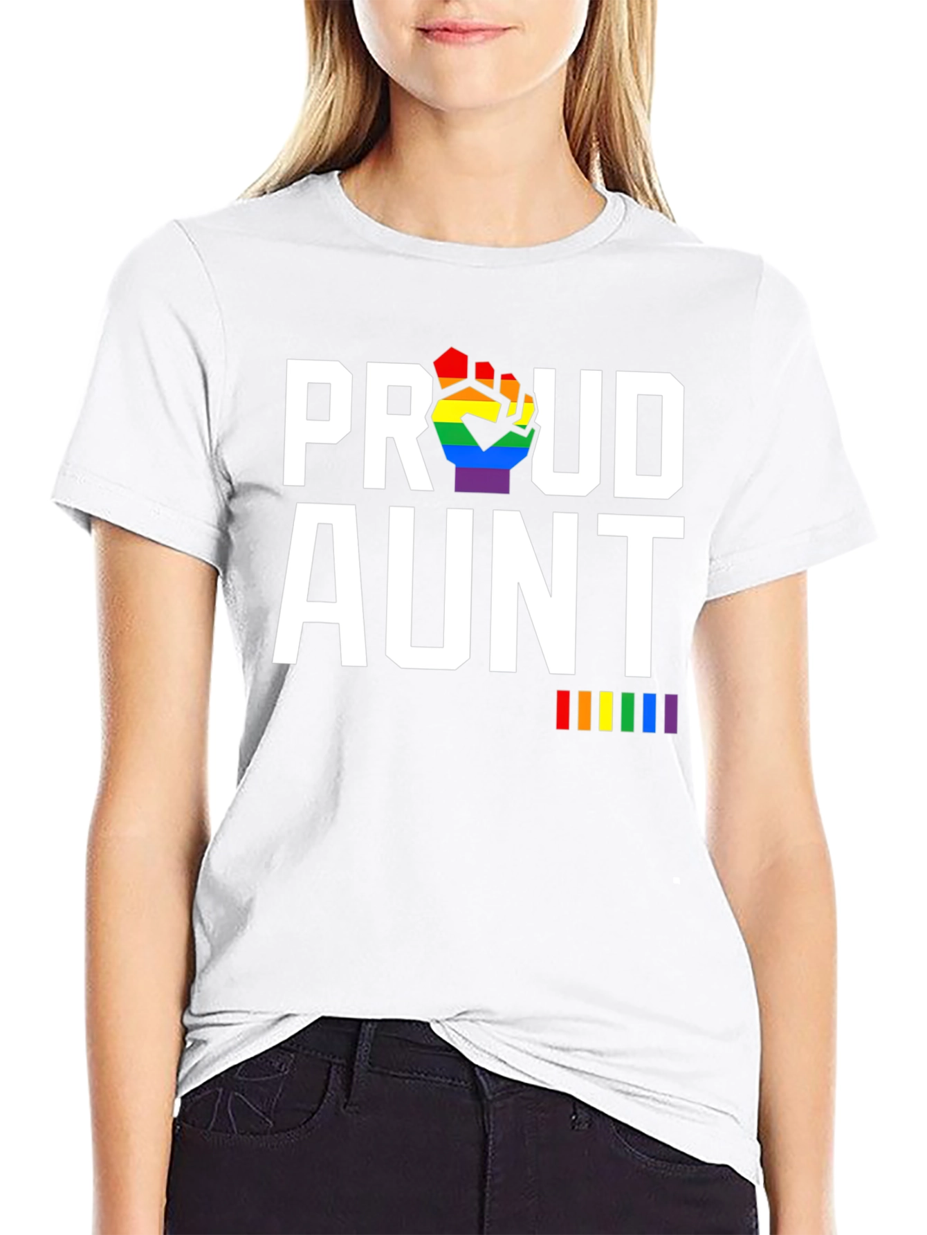 Proud Aunt LGBTQ+ Pride T-Shirt