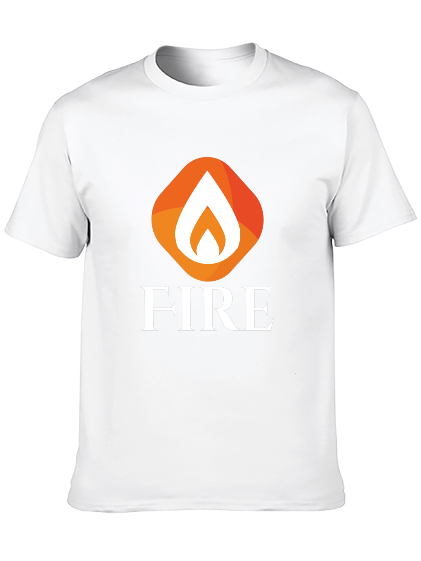 Bold Black FIRE Graphic Tee