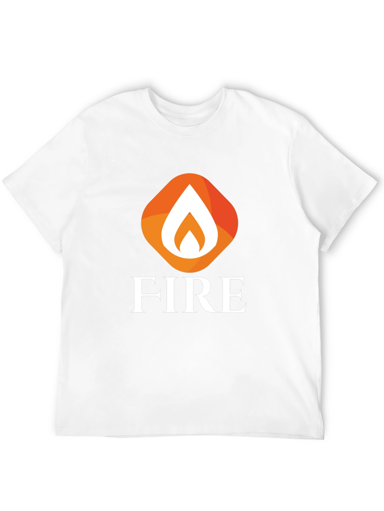 Bold Black FIRE Graphic Tee