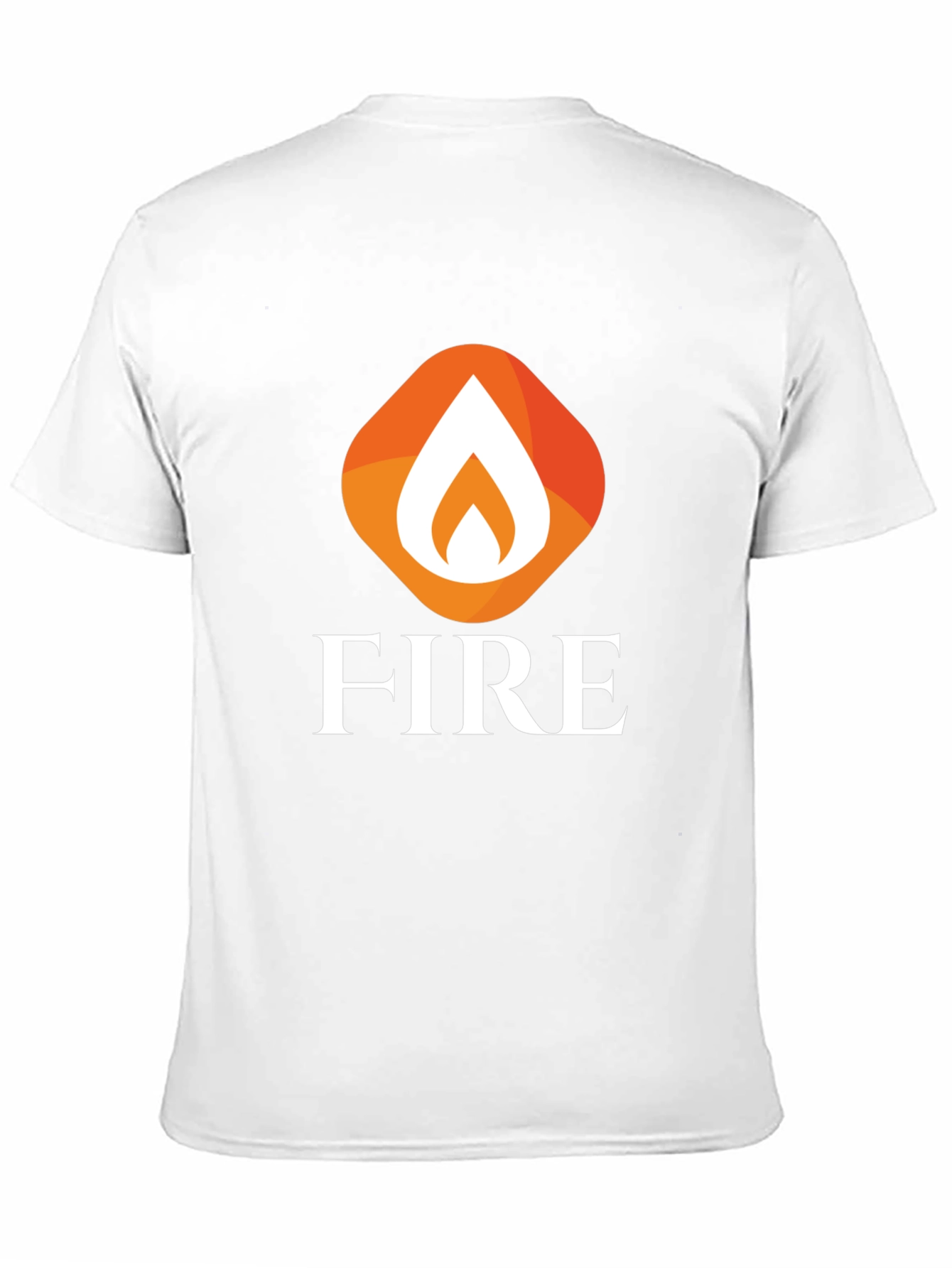 Bold Black FIRE Graphic Tee