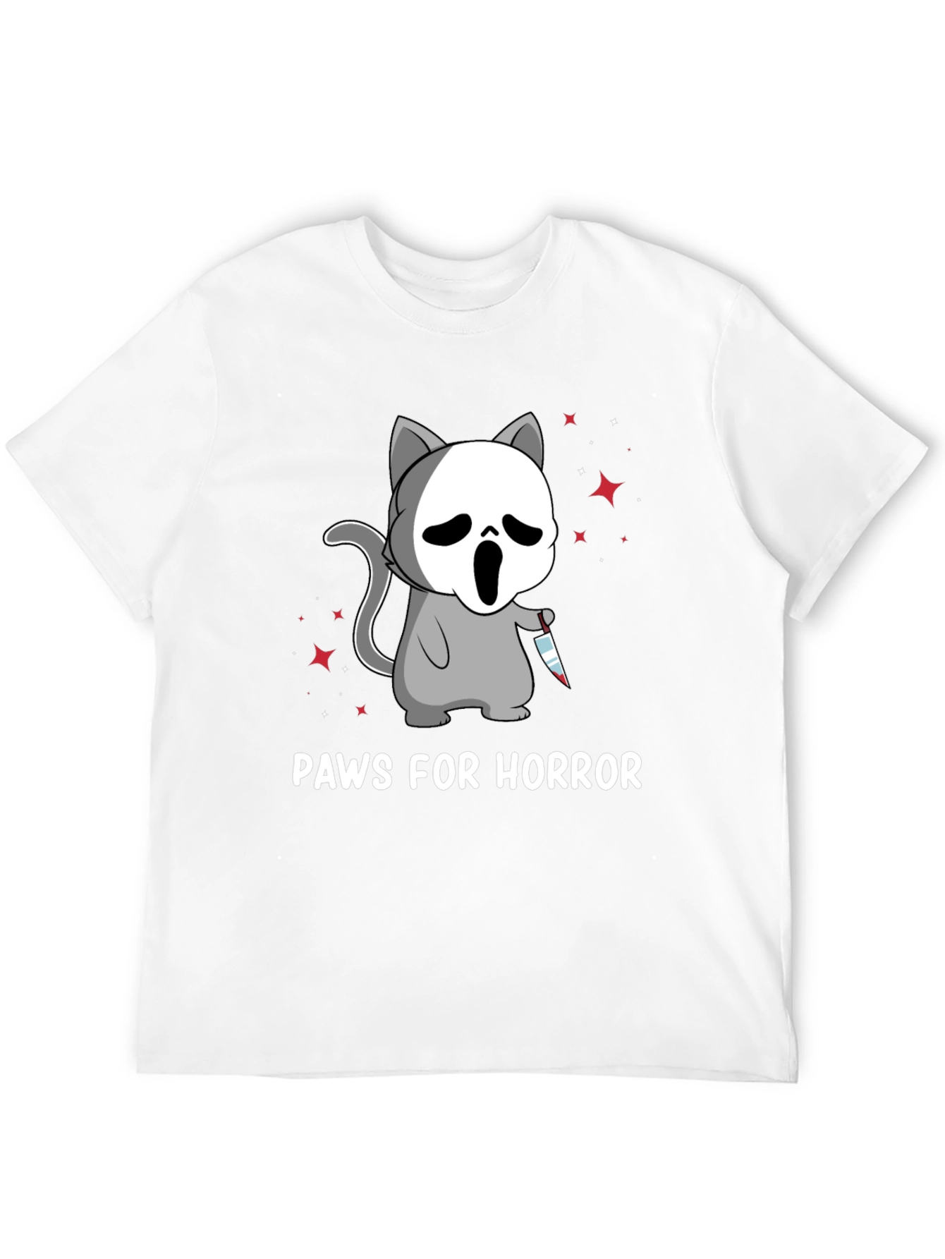 Paws for Horror Cat T-Shirt