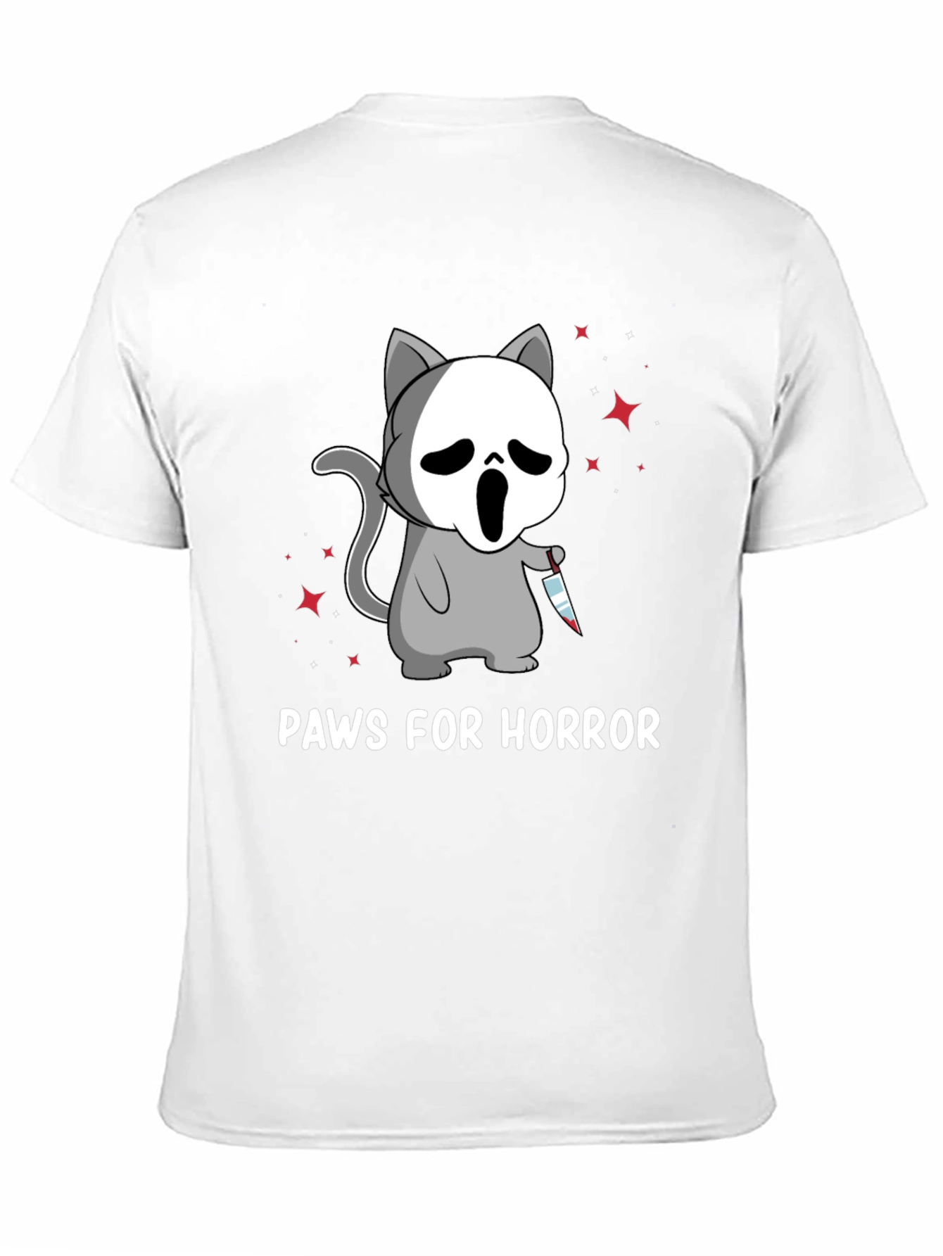 Paws for Horror Cat T-Shirt