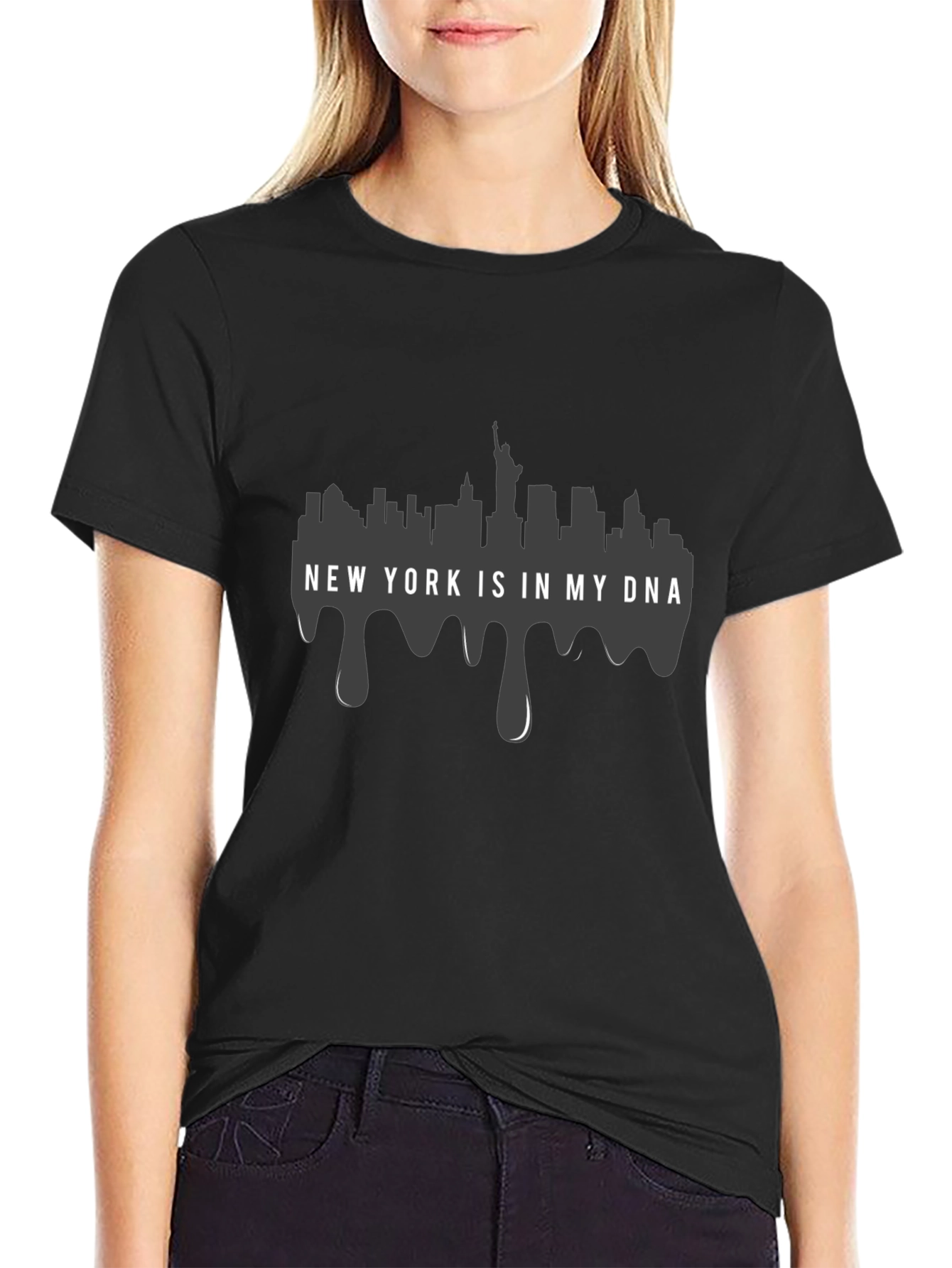New York DNA Graphic Tee - Black