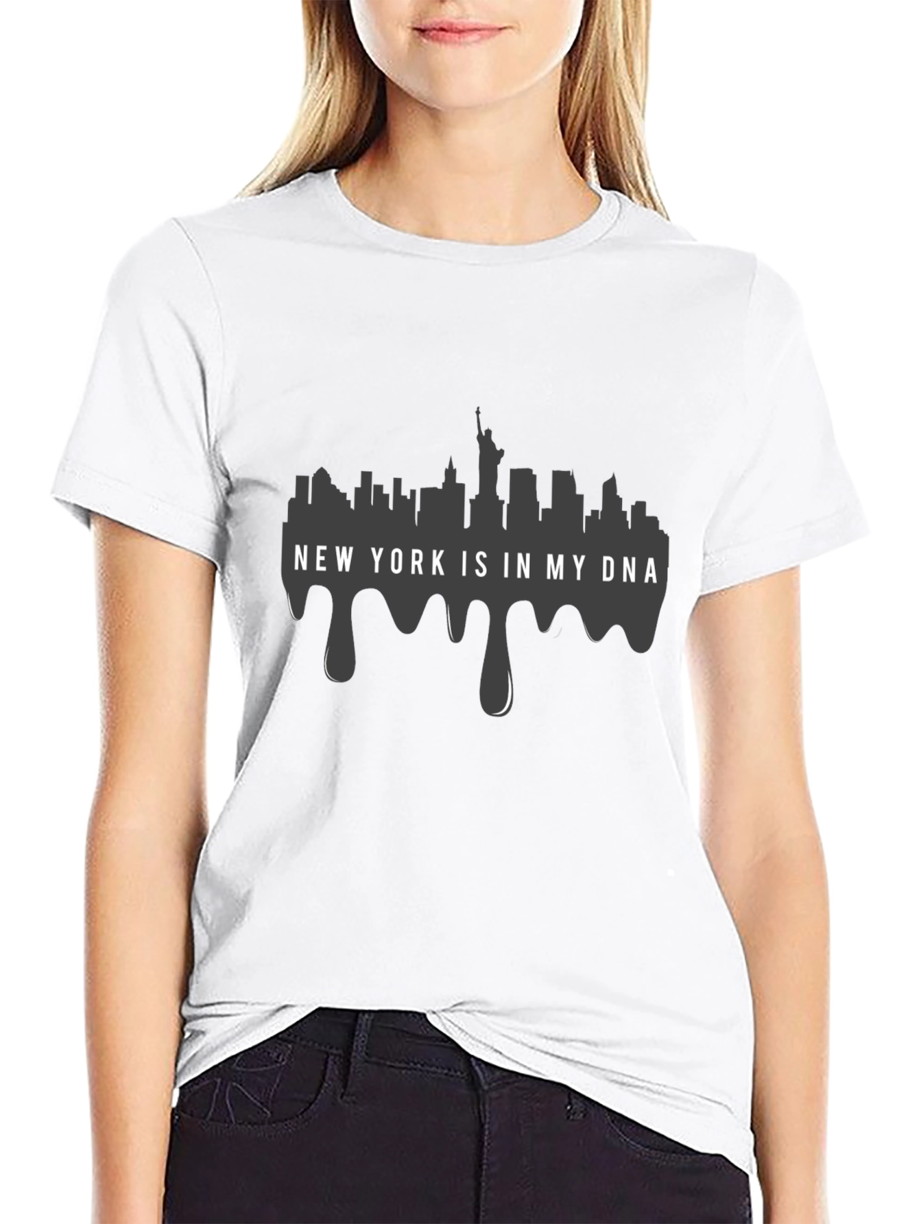 New York DNA Graphic Tee - Black