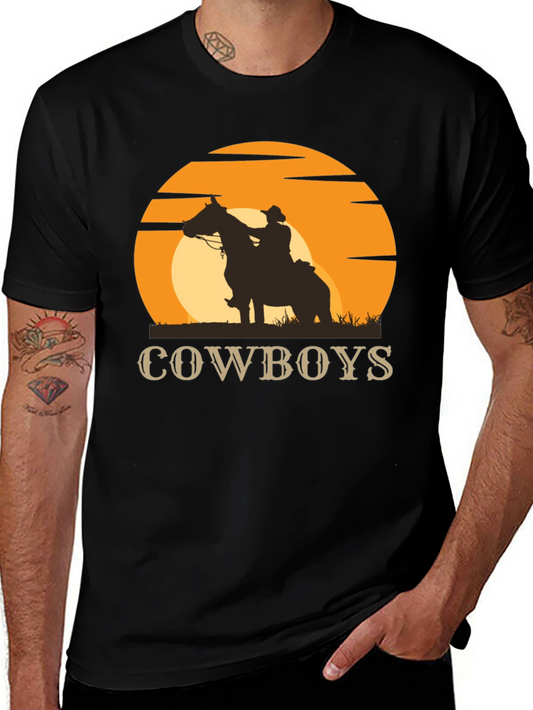 Cowboys Sunset Graphic Tee