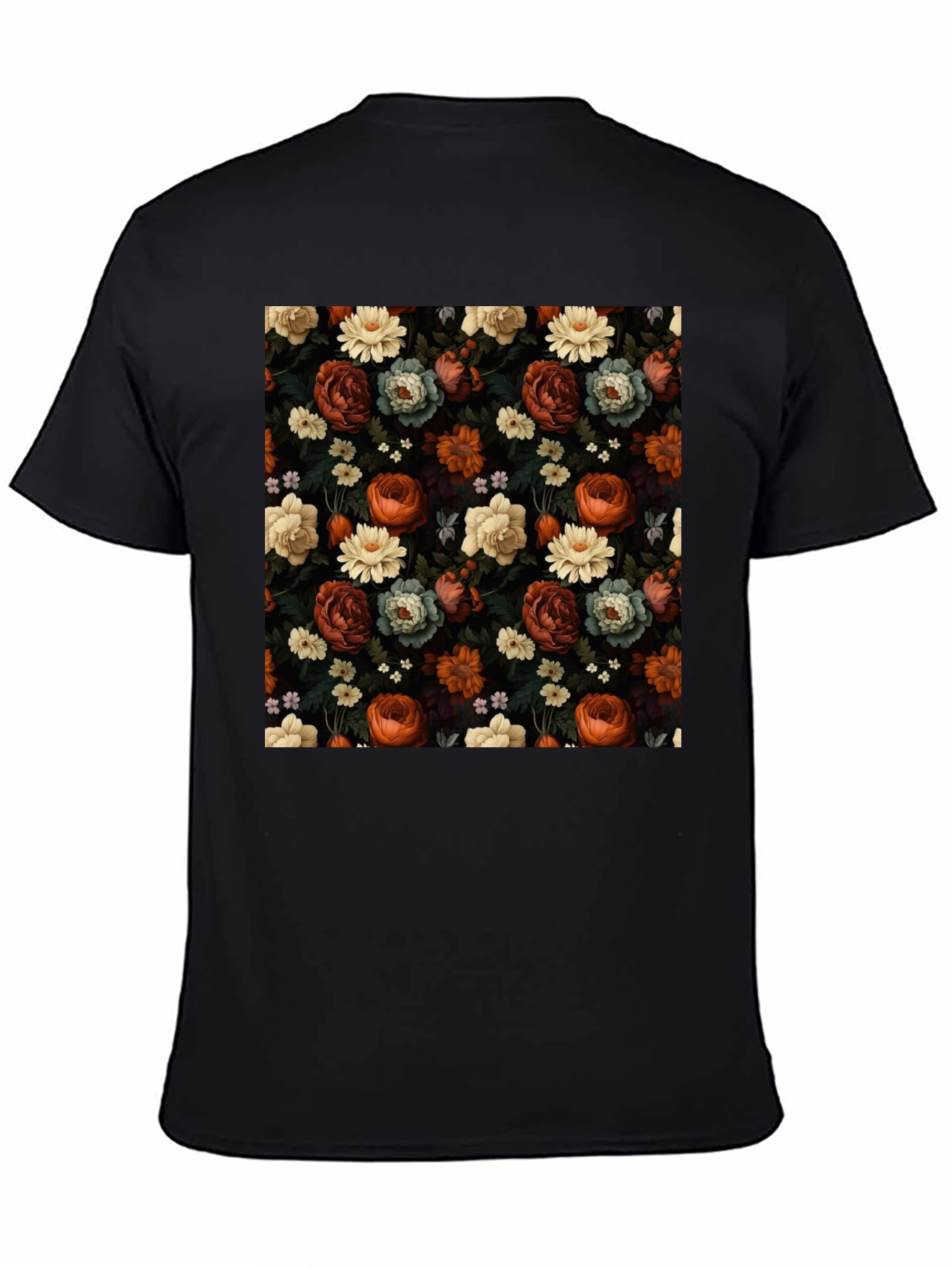 Floral Print Mens T-Shirt