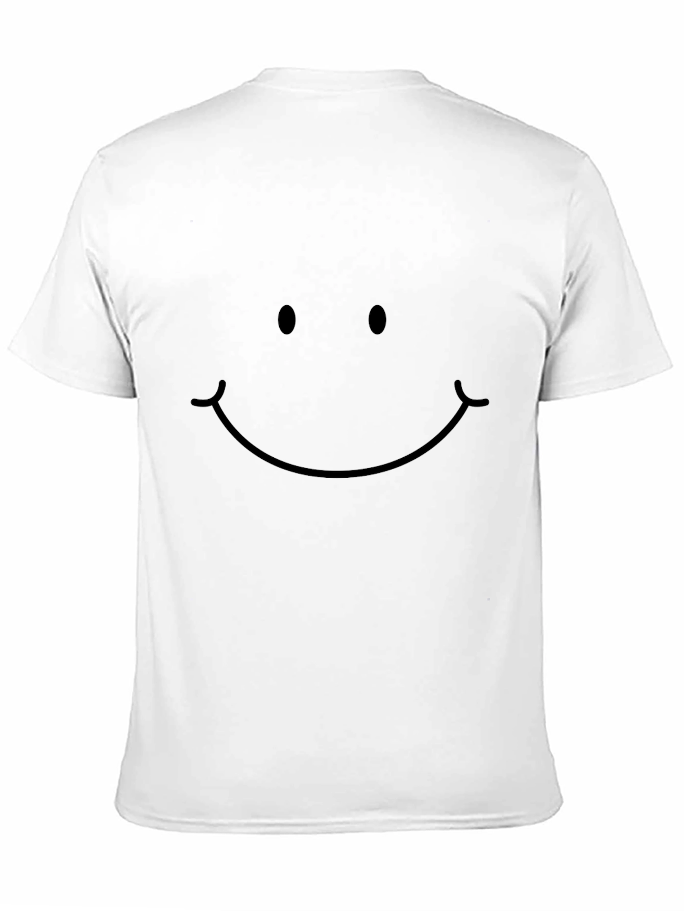 Smiley Face Black T-Shirt - Casual Comfort