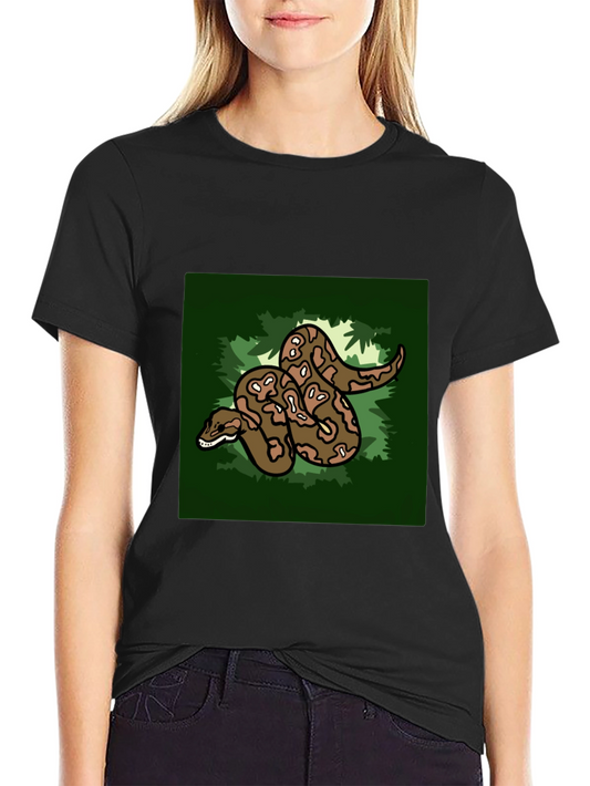 Snake Graphic Tee - Reptile Lovers T-Shirt