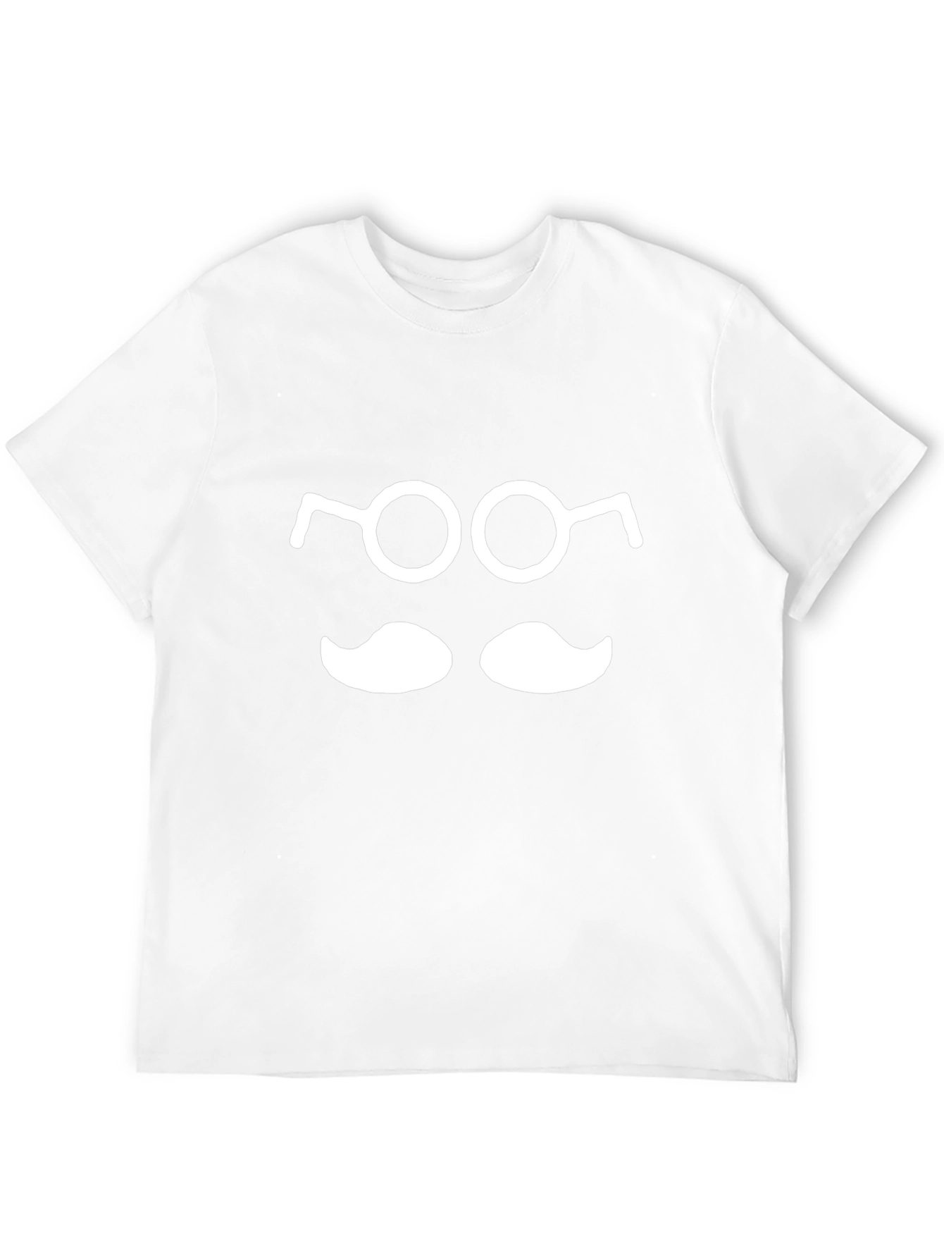 Funny Geek T-Shirt: Glasses and Mustache Tee