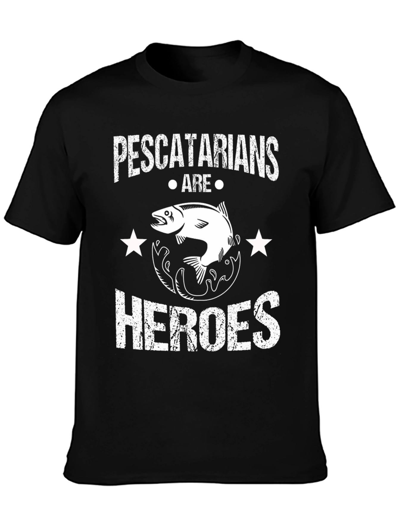 Pescatarians Are Heroes Graphic T-Shirt