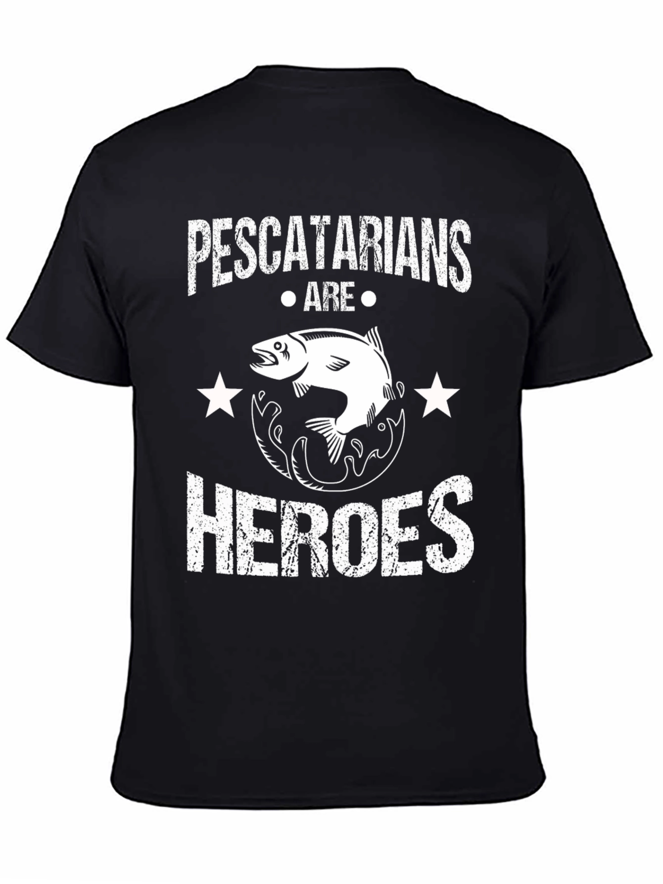 Pescatarians Are Heroes Graphic T-Shirt