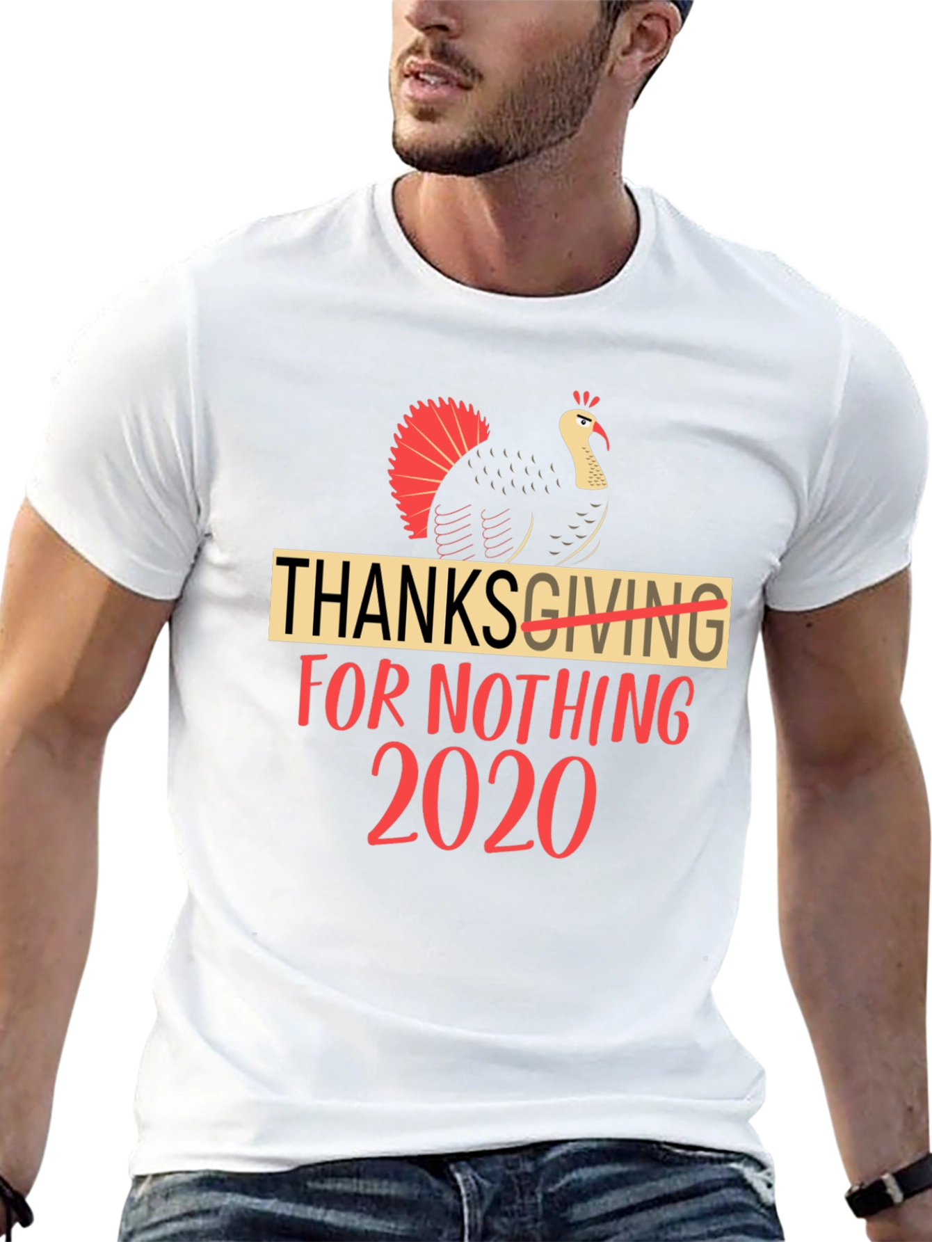 Thanksgiving For Nothing 2020 Black T-Shirt