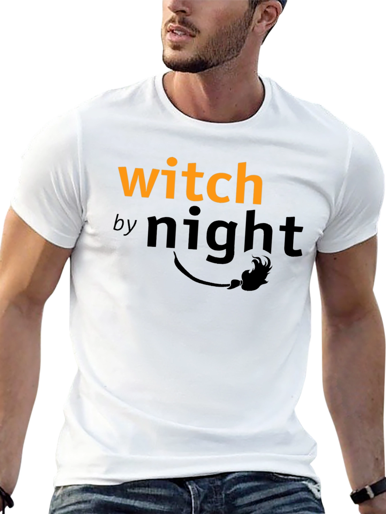 Witch by Night Graphic T-Shirt - Halloween Tee