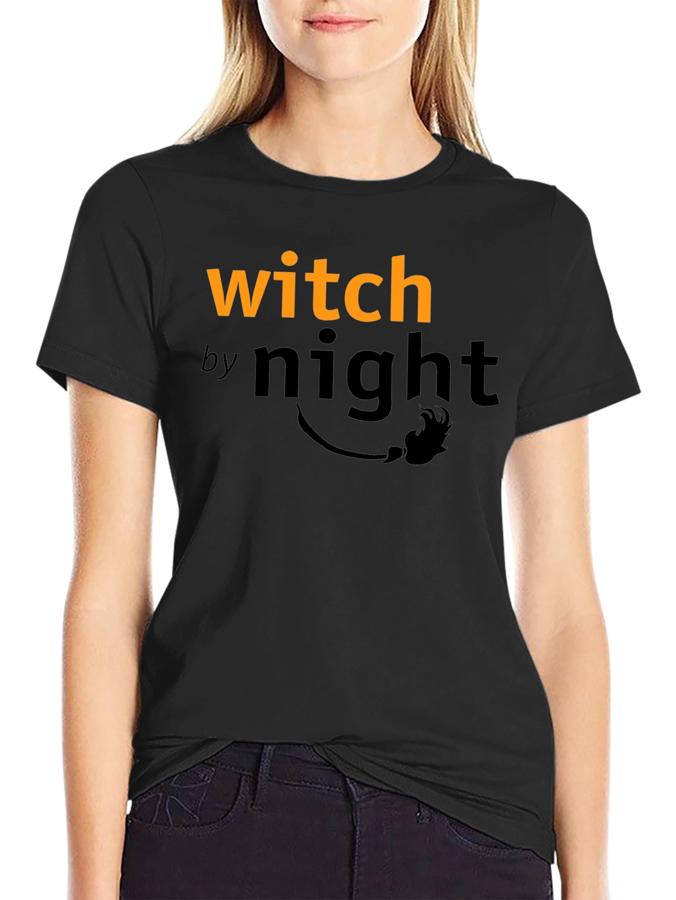 Witch by Night Graphic T-Shirt - Halloween Tee