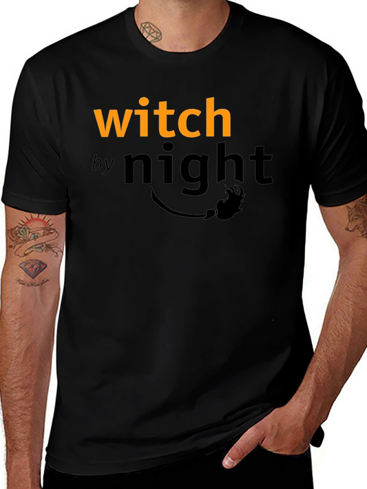 Witch by Night Graphic T-Shirt - Halloween Tee