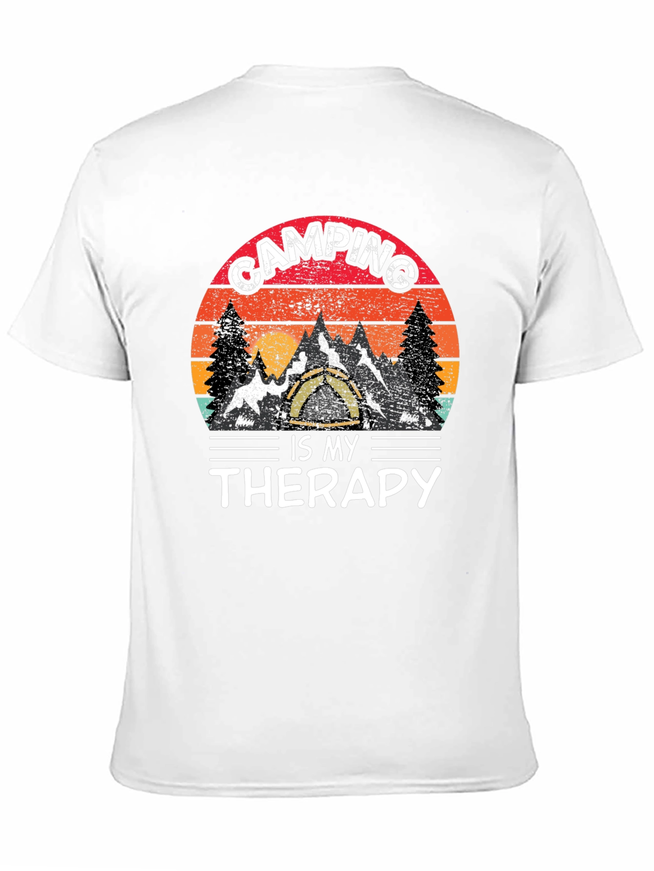 Camping Is My Therapy Graphic Tee