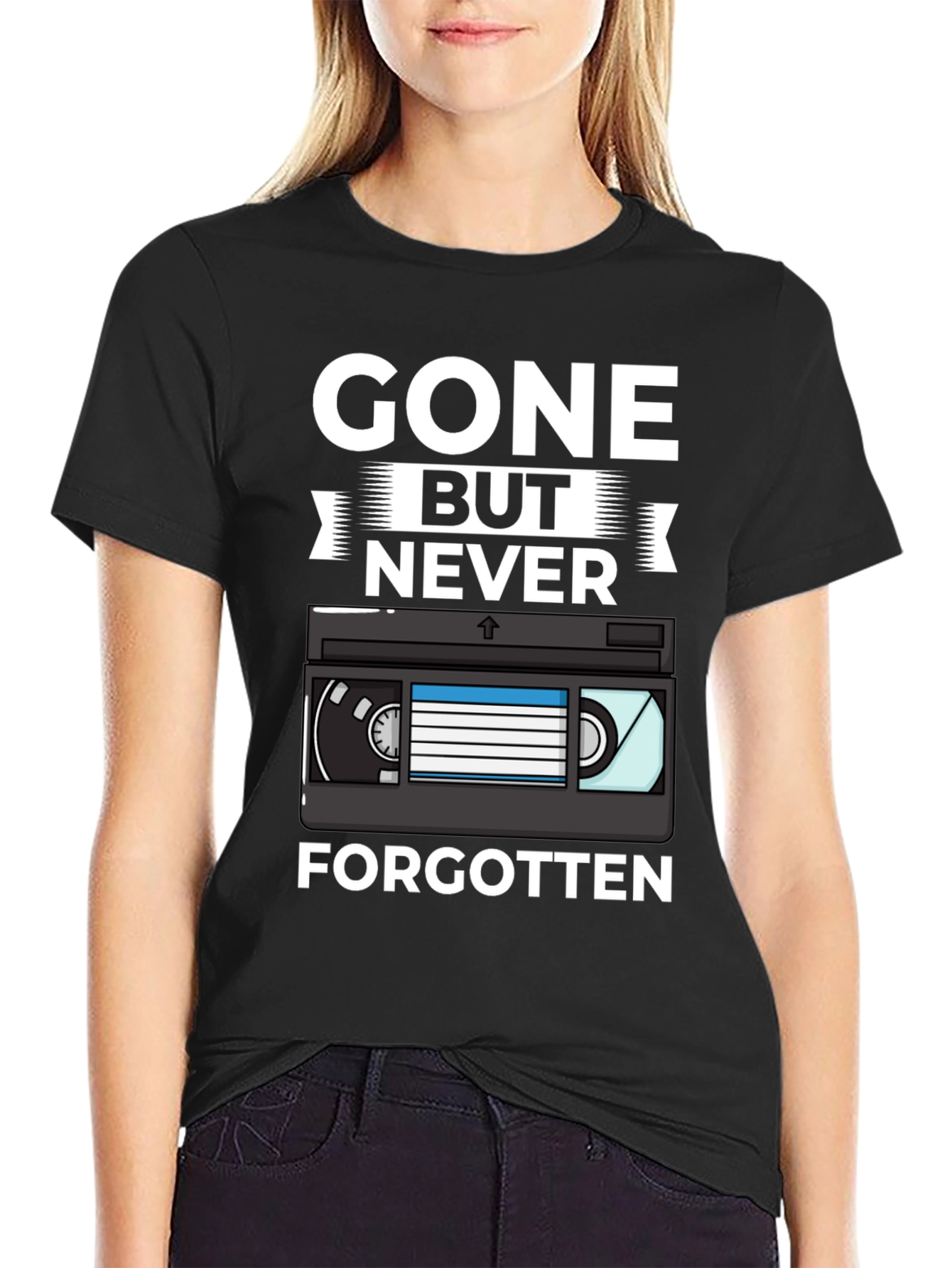 Gone But Never Forgotten Retro VHS T-Shirt