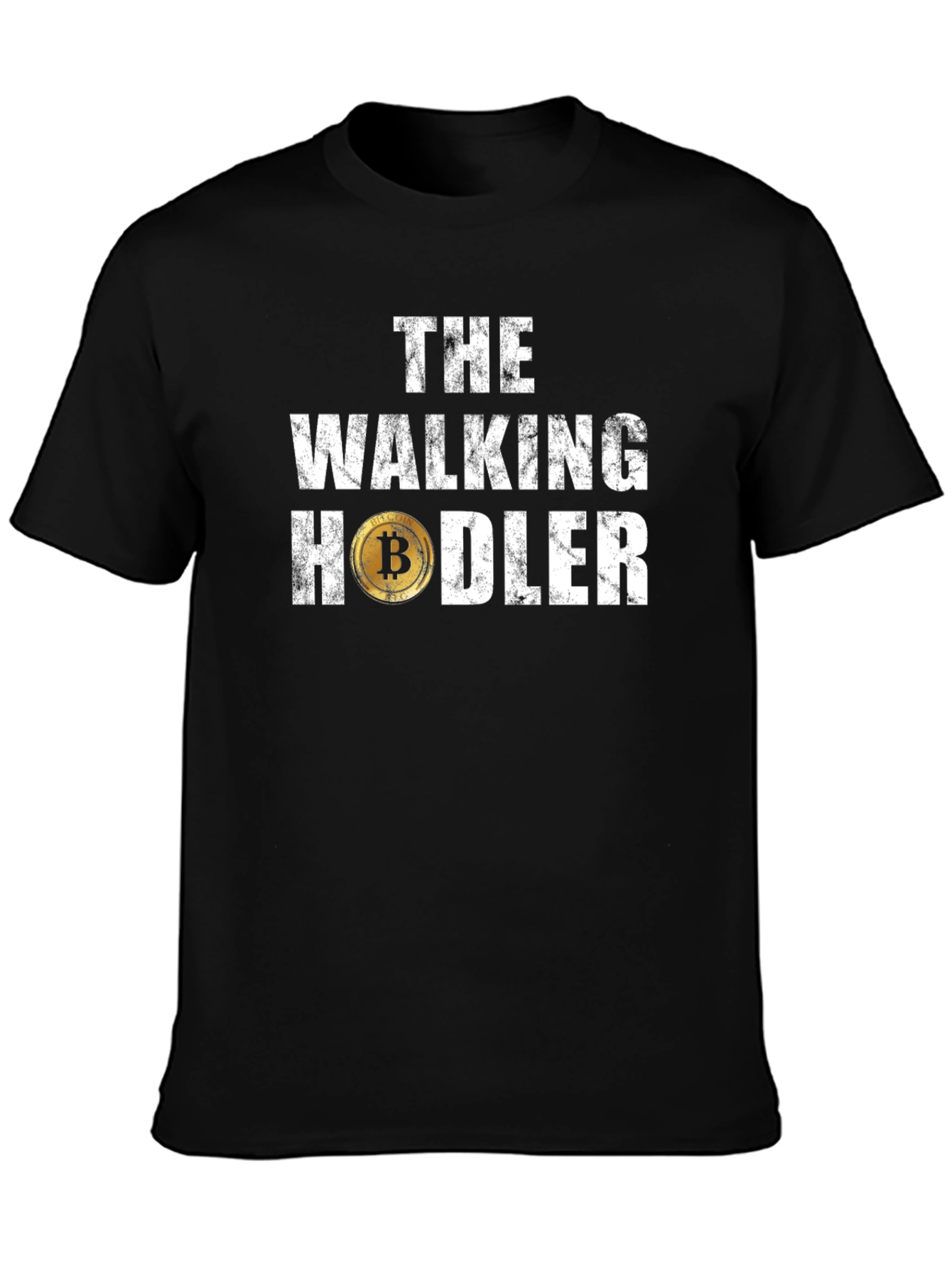 The Walking Hodler T-Shirt - Crypto Bitcoin Fan