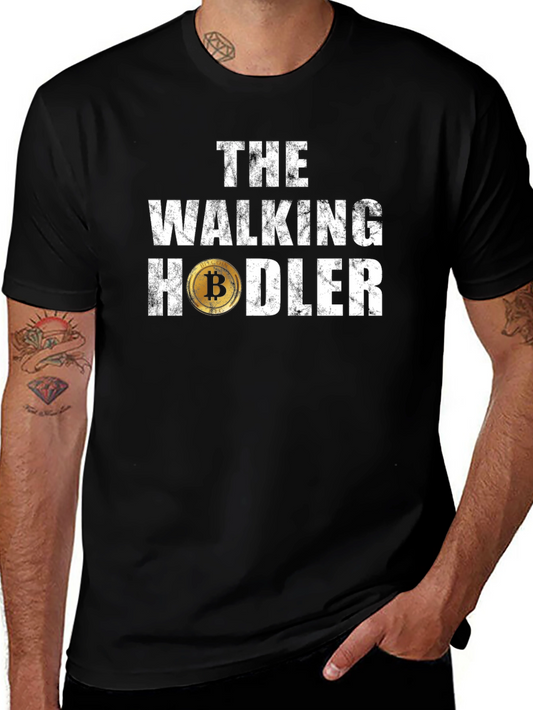 The Walking Hodler T-Shirt - Crypto Bitcoin Fan