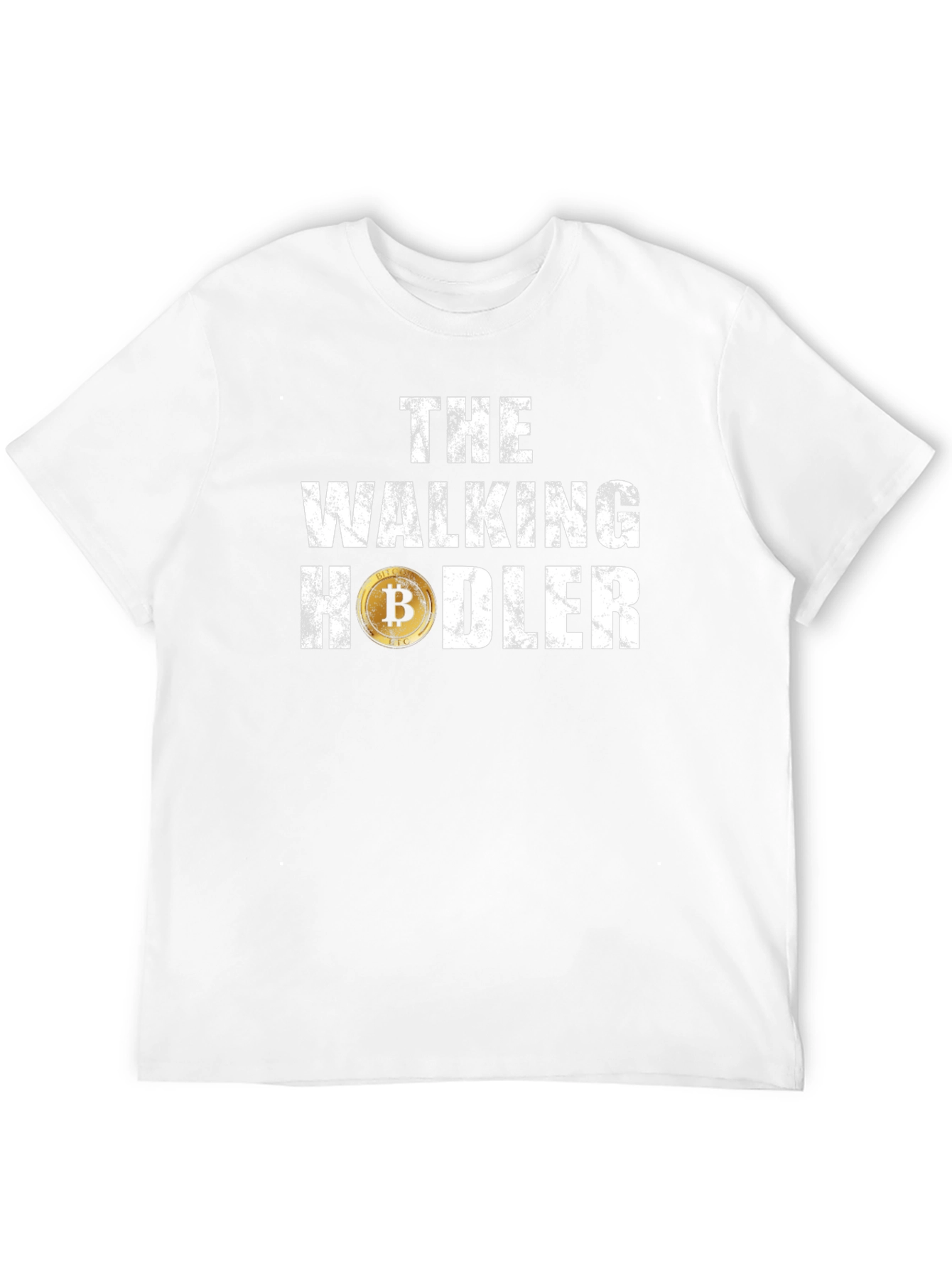 The Walking Hodler T-Shirt - Crypto Bitcoin Fan