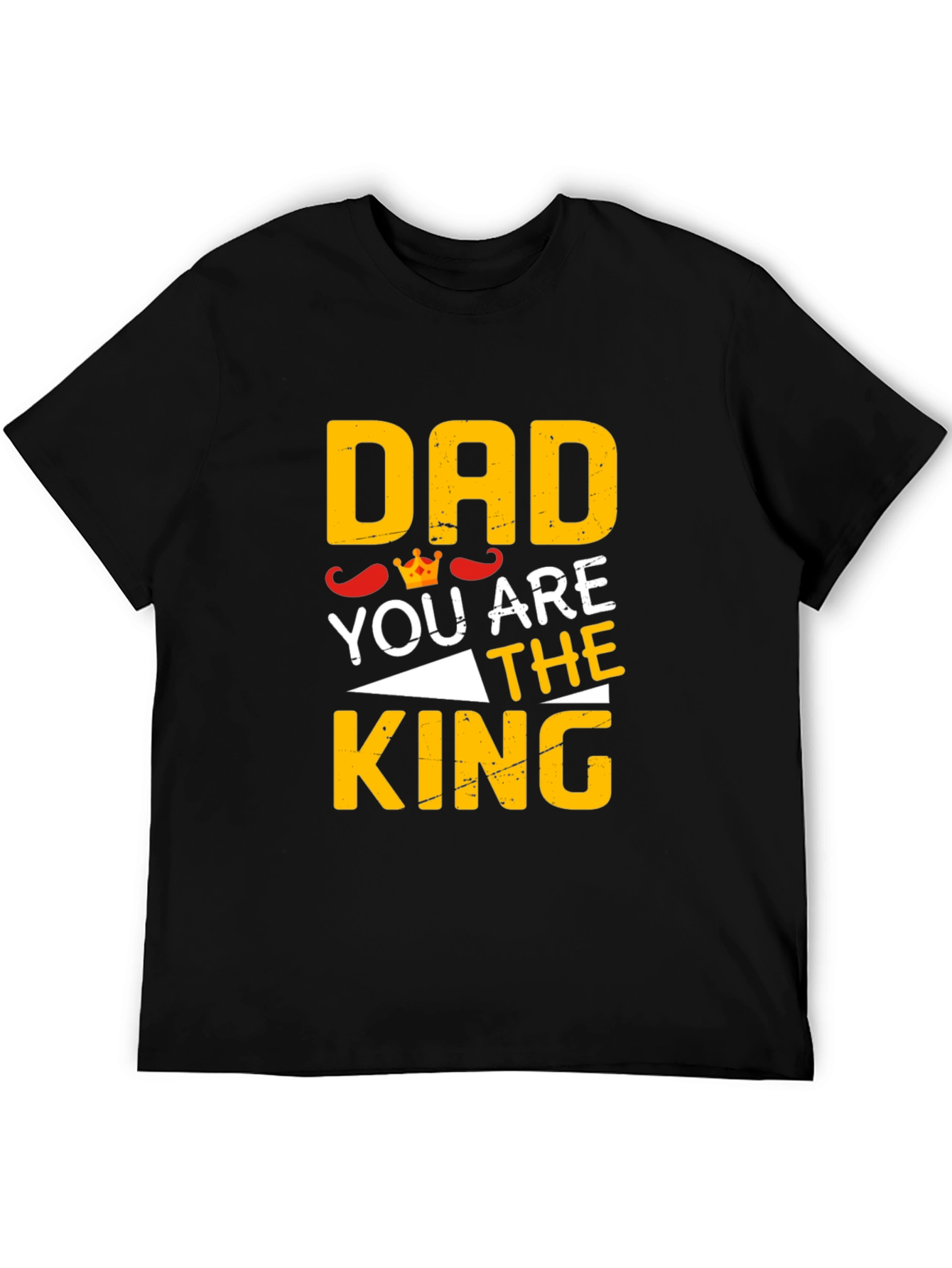 Dad You Are The King Black T-Shirt