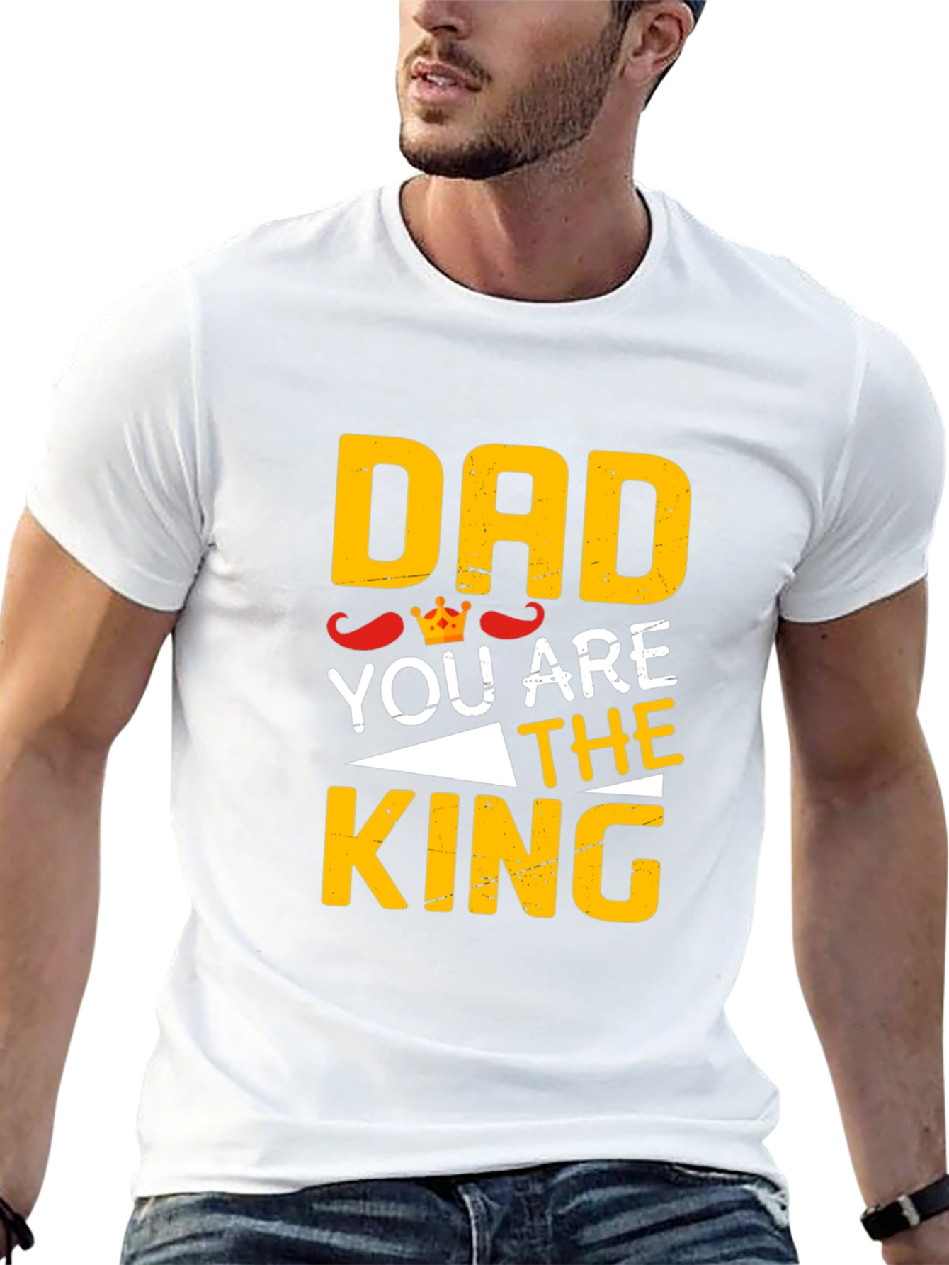 Dad You Are The King Black T-Shirt