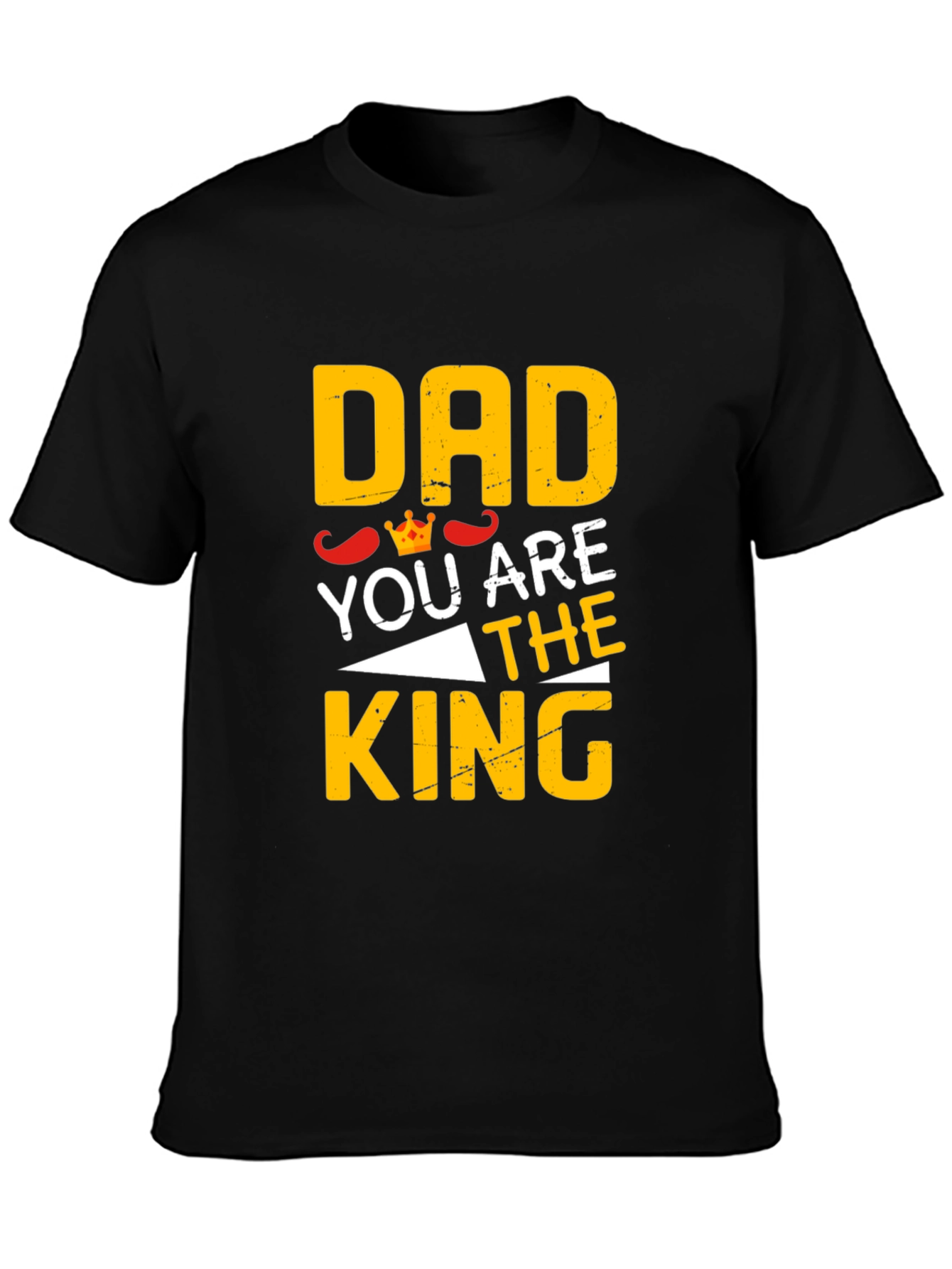 Dad You Are The King Black T-Shirt