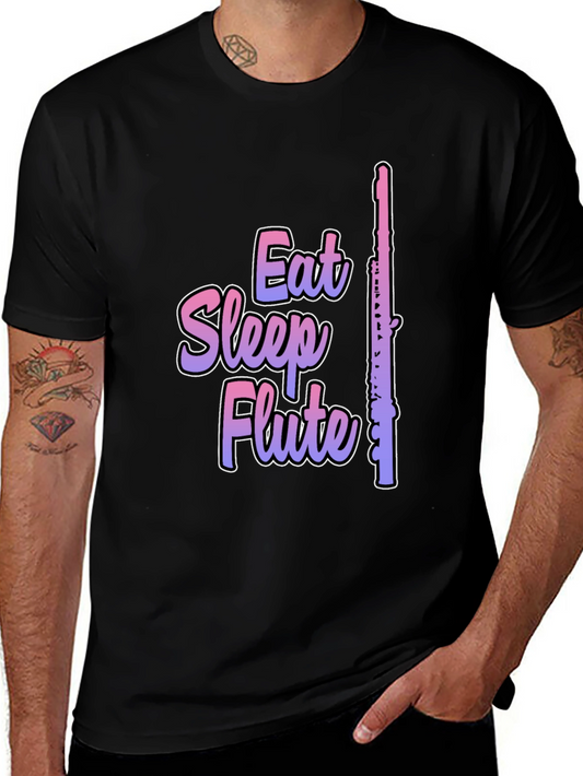 Eat Sleep Flute T-Shirt - Musician Gift
