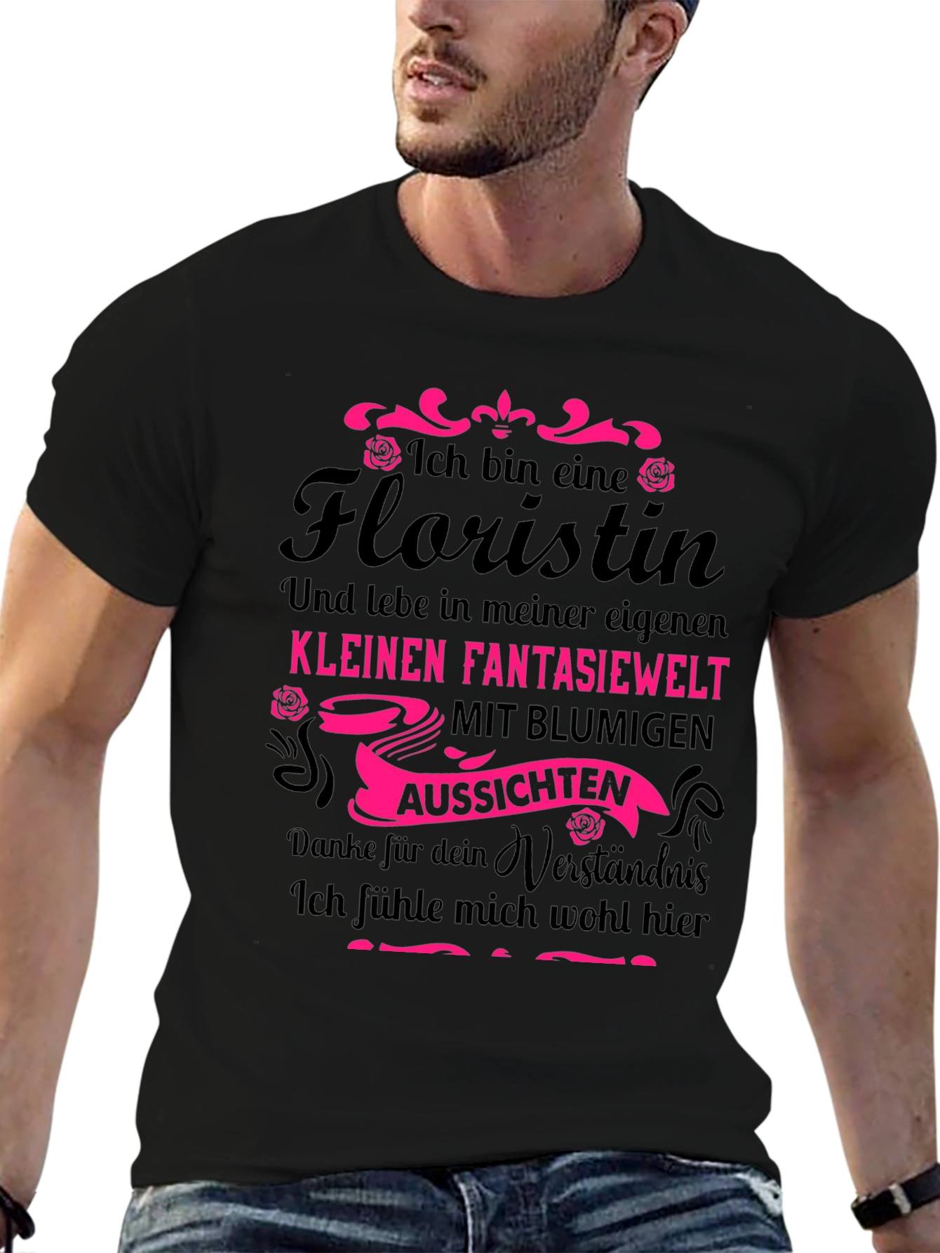 Florist T-Shirt - German Text Novelty Tee