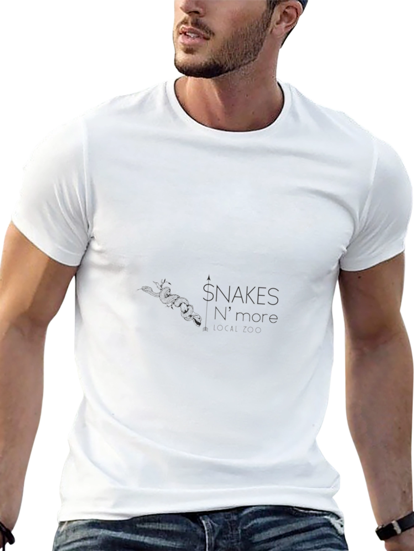 Snakes N more Black T-Shirt