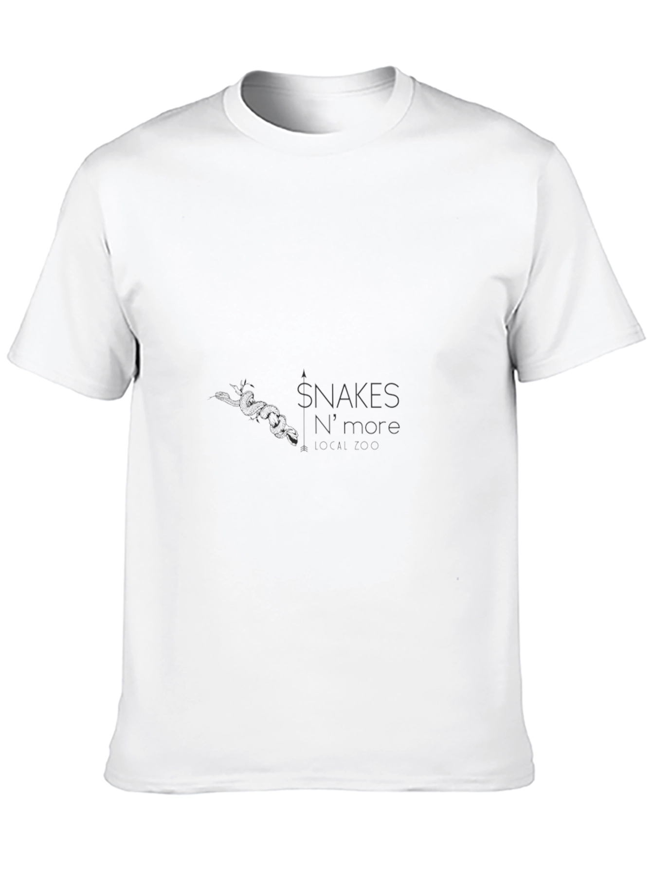 Snakes N more Black T-Shirt