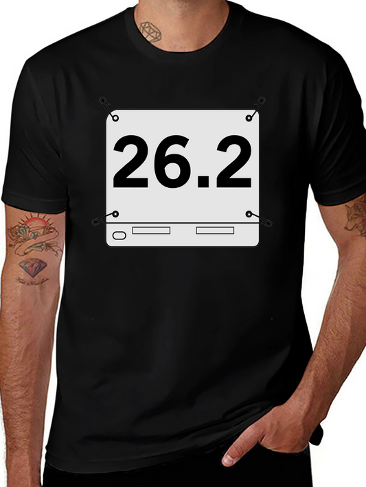 26.2 Marathon Running T-Shirt - Black