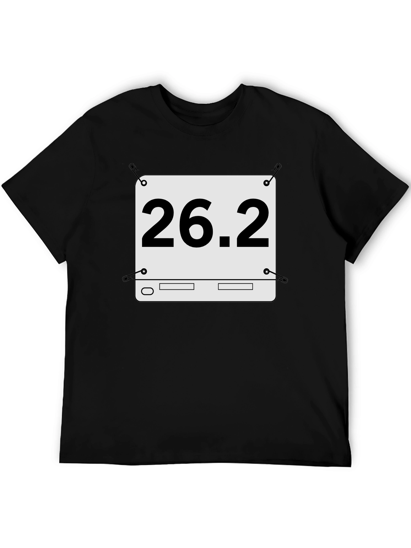 26.2 Marathon Running T-Shirt - Black
