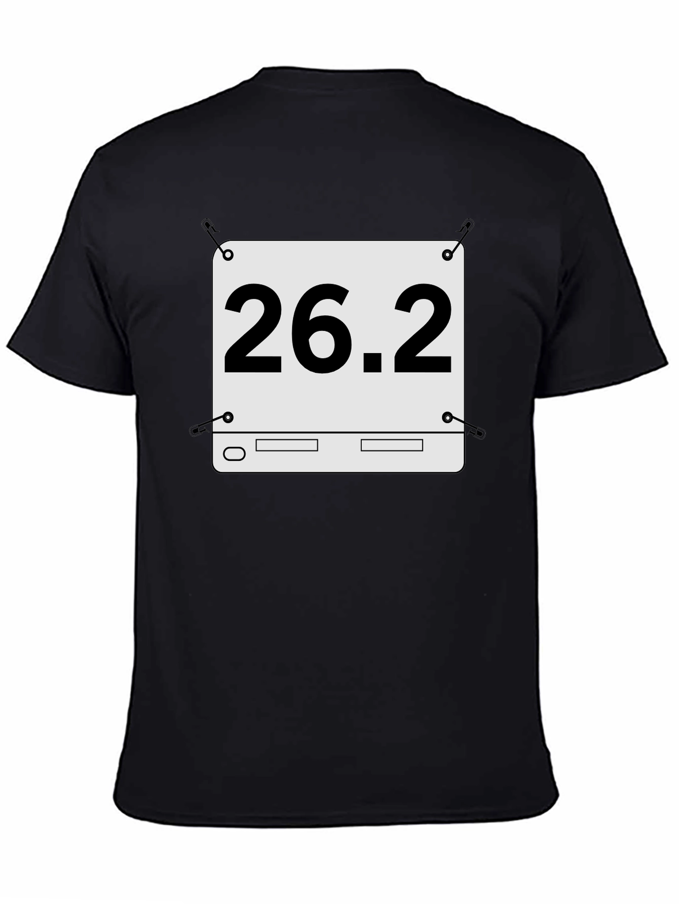 26.2 Marathon Running T-Shirt - Black