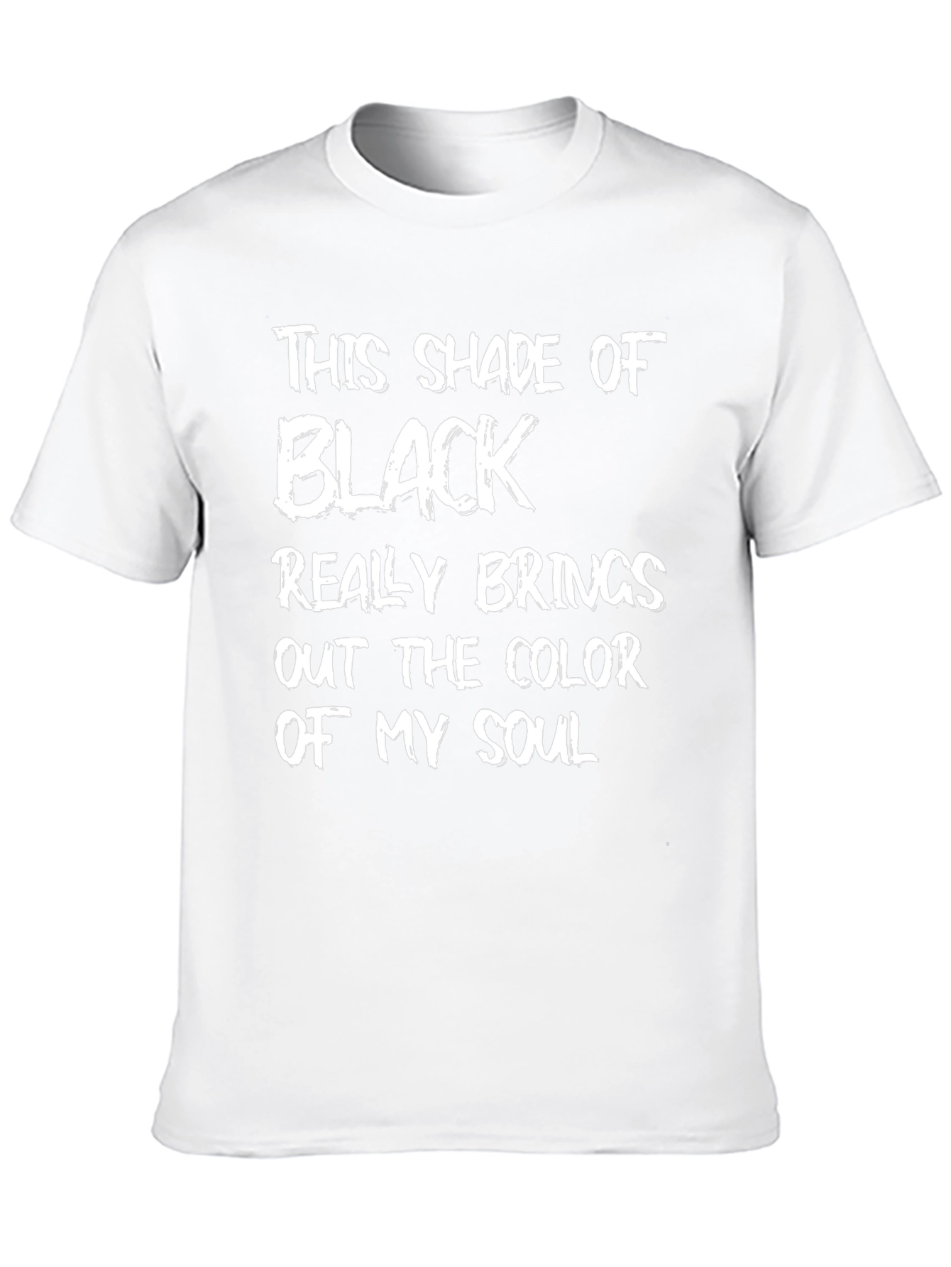 Black Soul T-Shirt: Funny Graphic Tee for Men