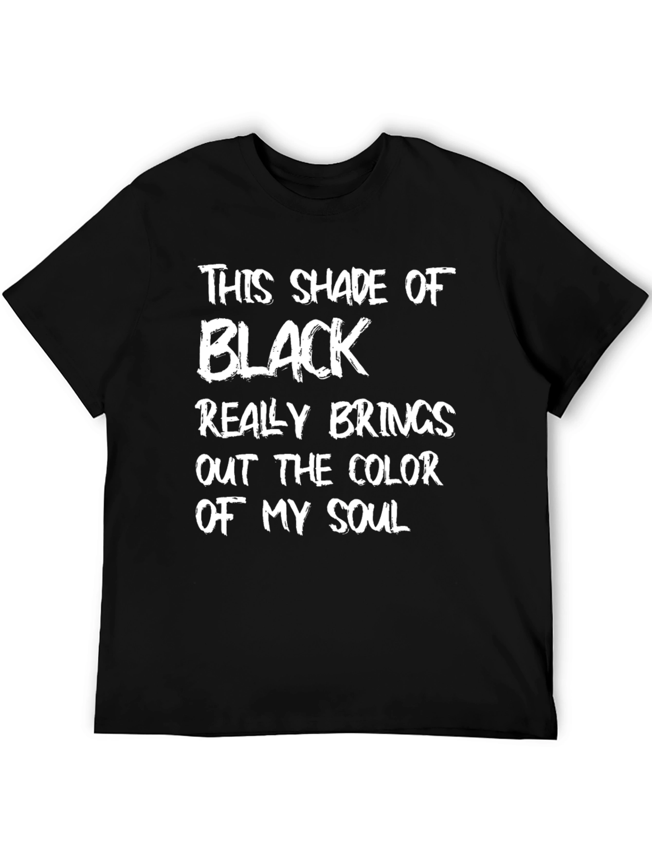 Black Soul T-Shirt: Funny Graphic Tee for Men